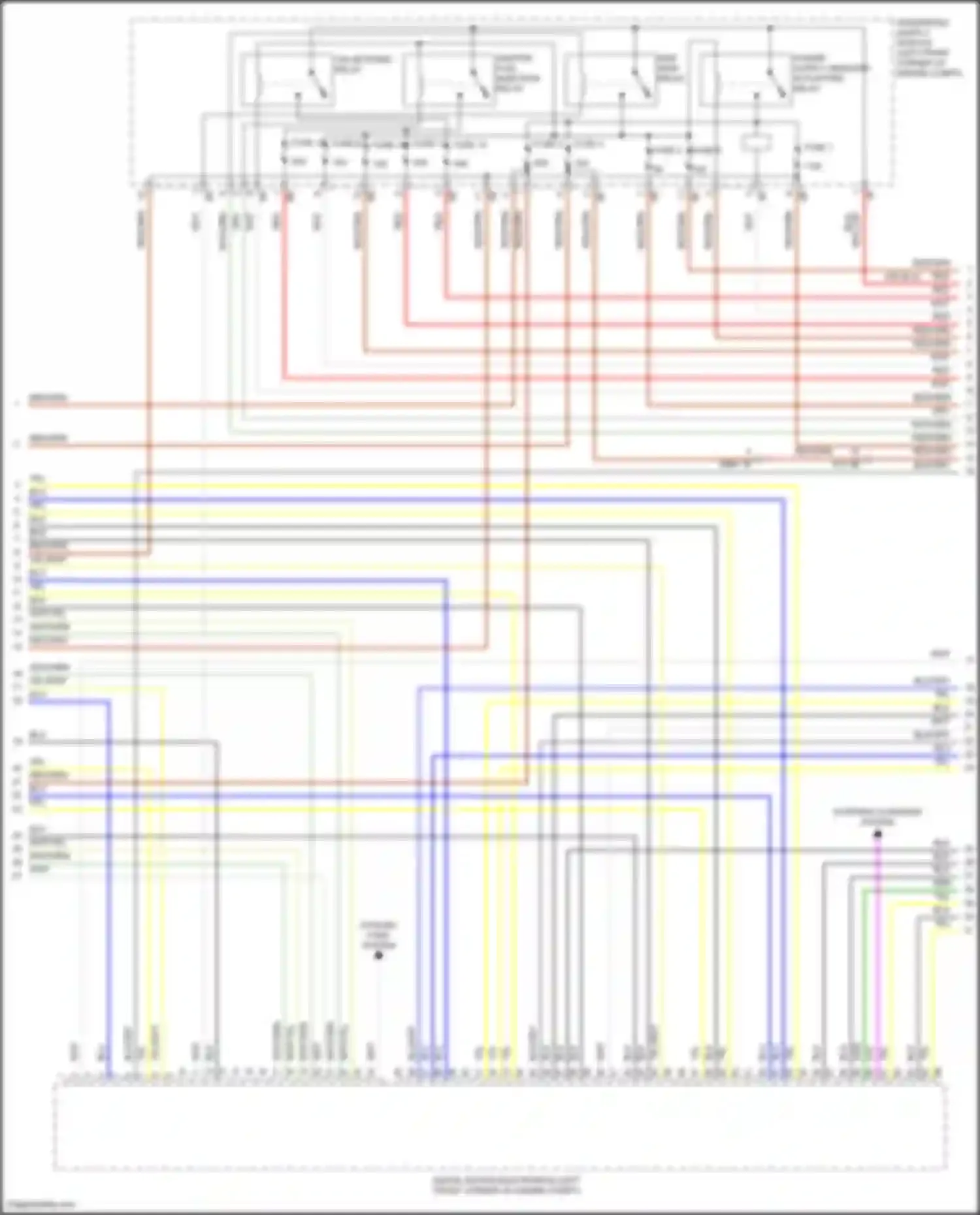 X7 BMW G07 (2018-2022): Wiring diagram engine performance 3.0l turbo (3 of 6)