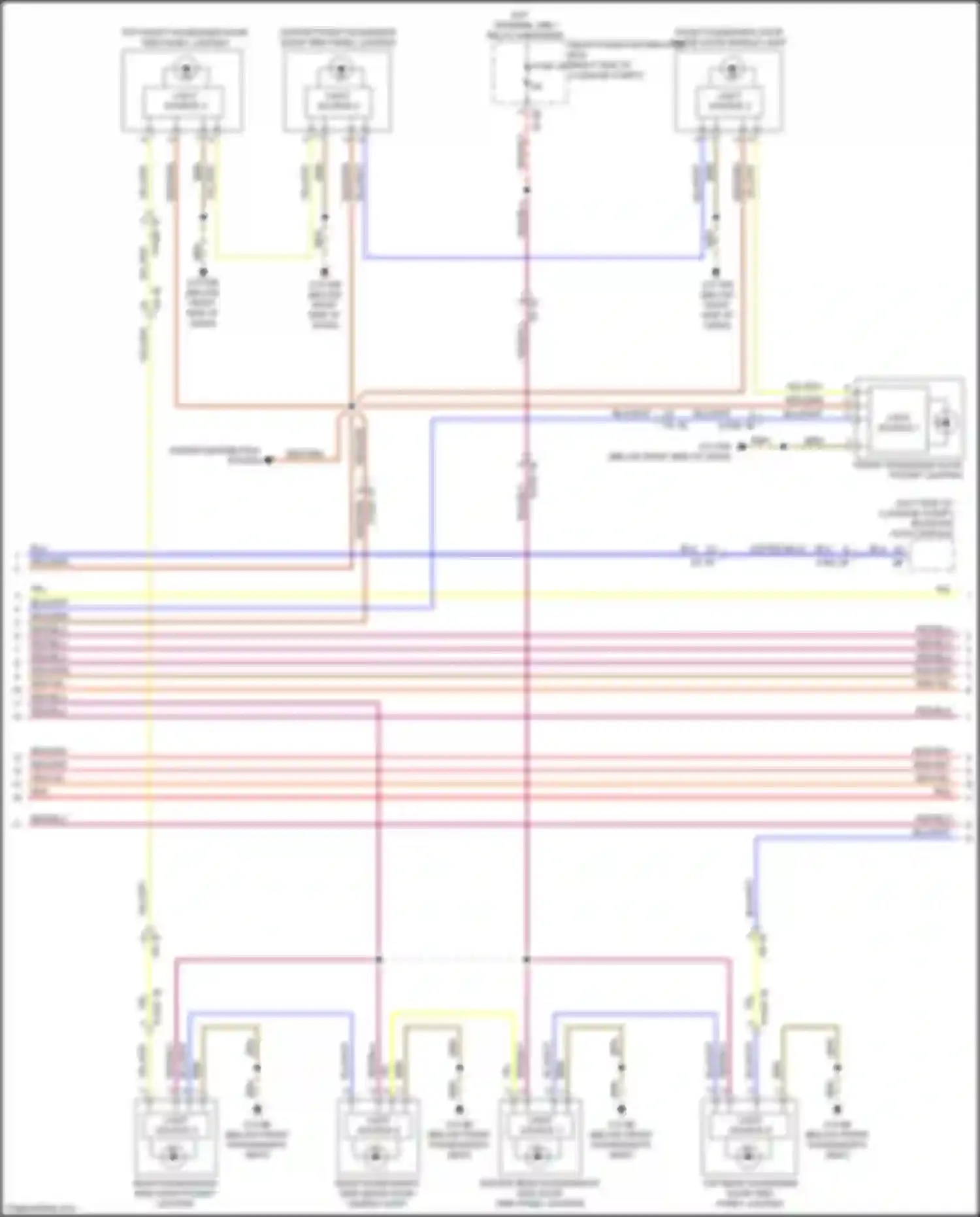 X7 BMW G07 (2018-2022): Courtesy lamps circuit (5 of 7)