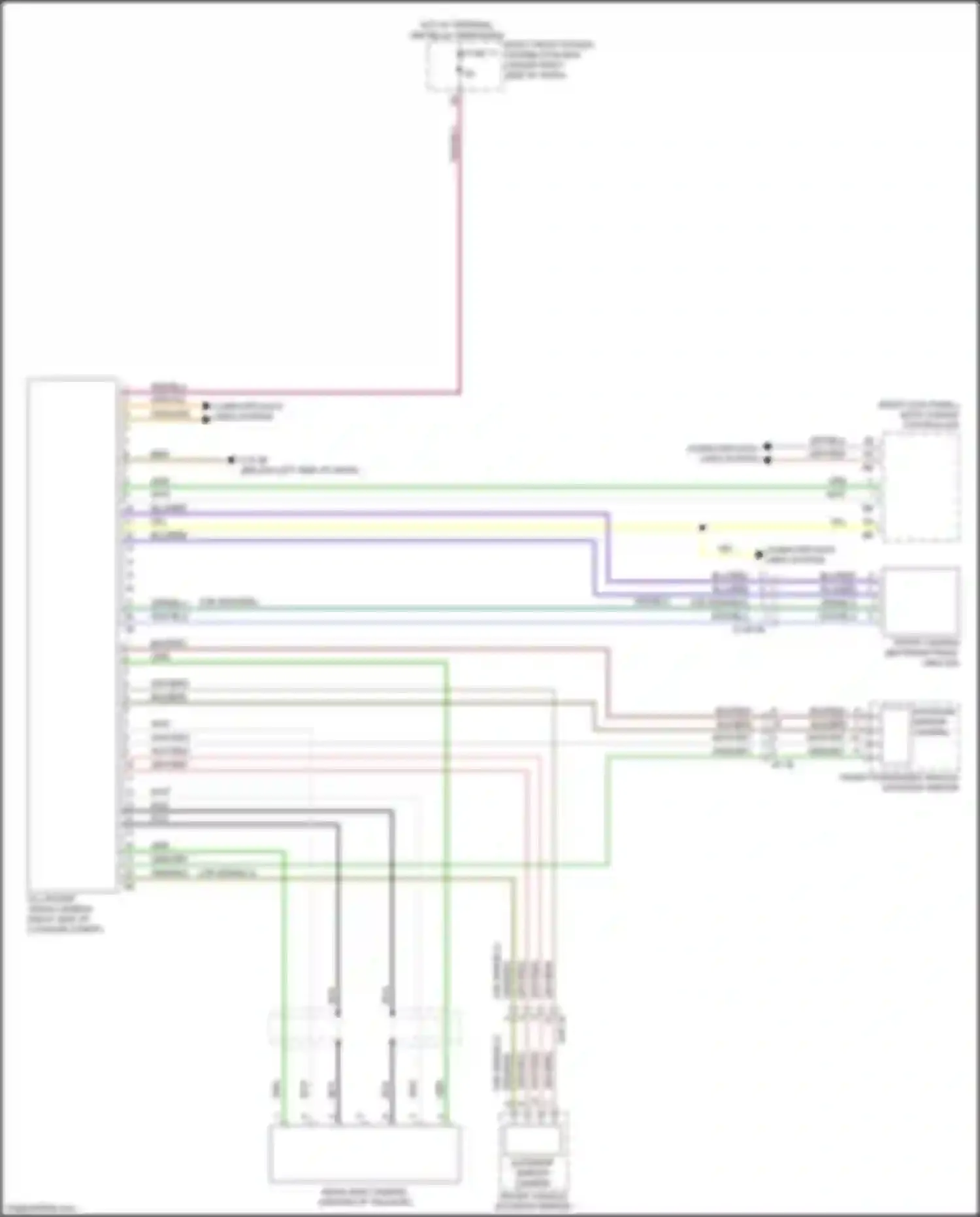 X7 BMW G07 (2018-2022): All around vision camera circuit