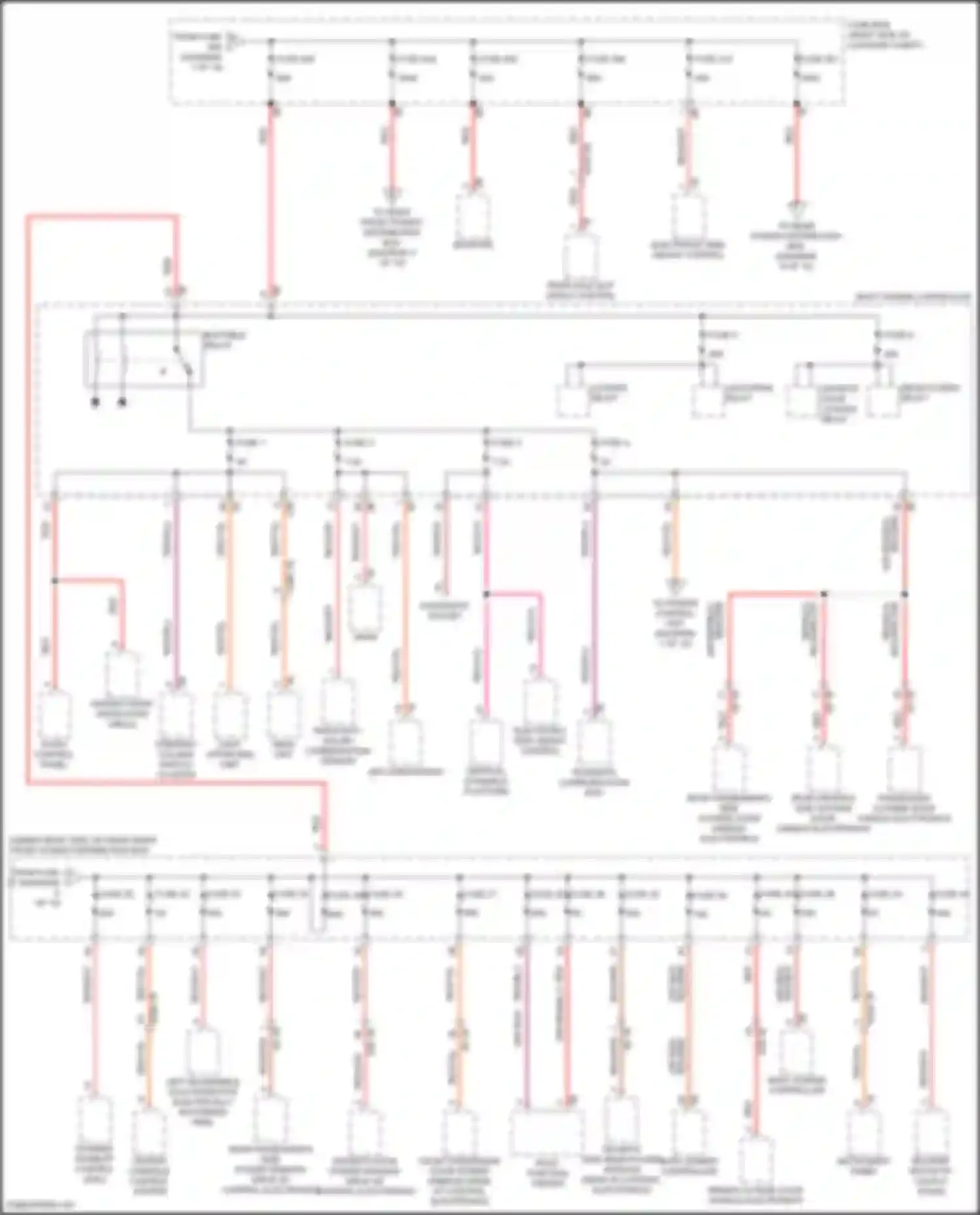 X7 BMW G07 (2018-2022): Power distribution circuit (2 of 10)