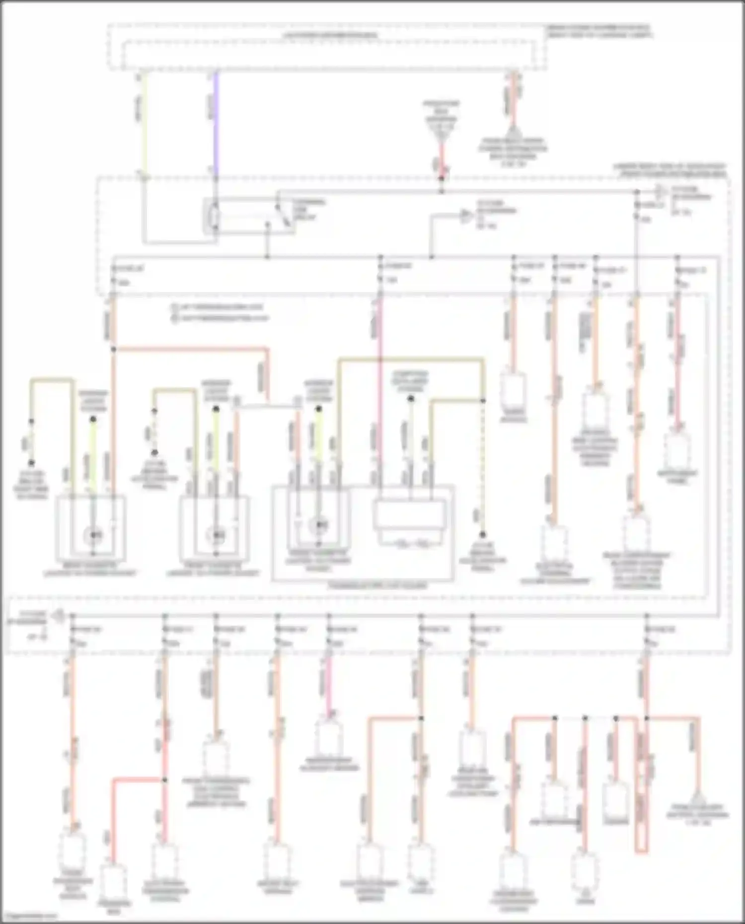 X7 BMW G07 (2018-2022): Power distribution circuit (3 of 10)