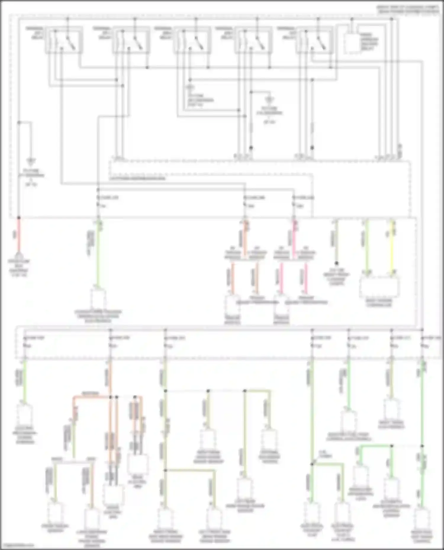 X7 BMW G07 (2018-2022): Power distribution circuit (6 of 10)