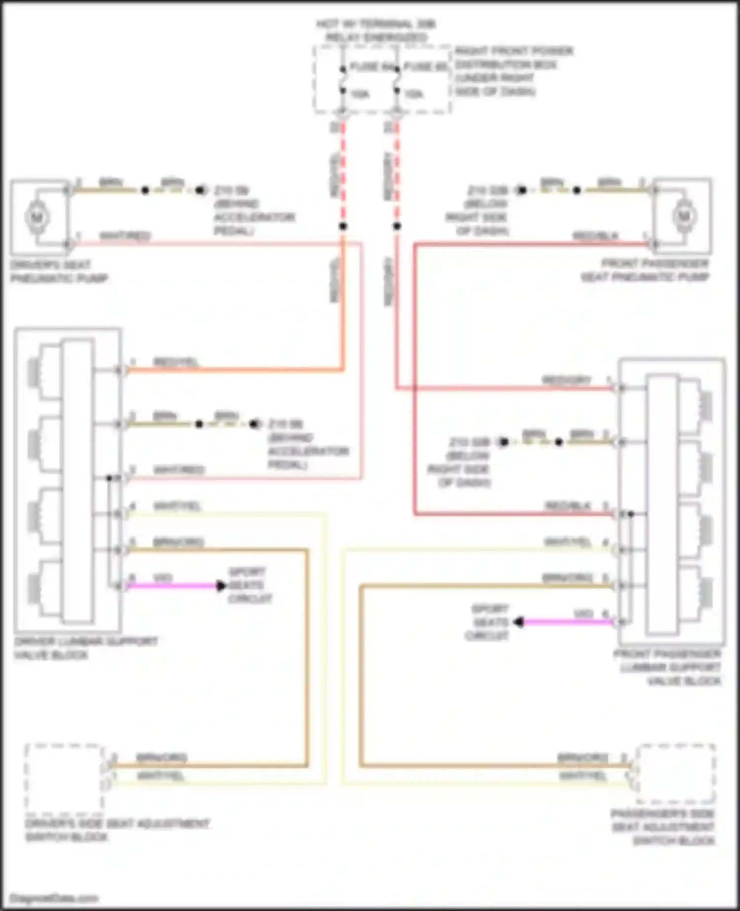 X7 BMW G07 (2018-2022): Lumbar circuit