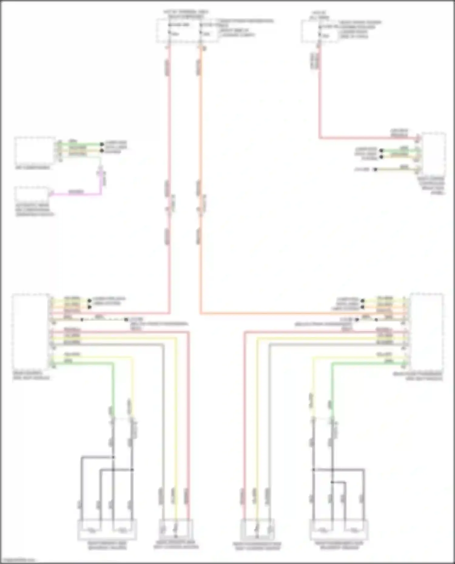 X7 BMW G07 (2018-2022): Rear heated seats circuit