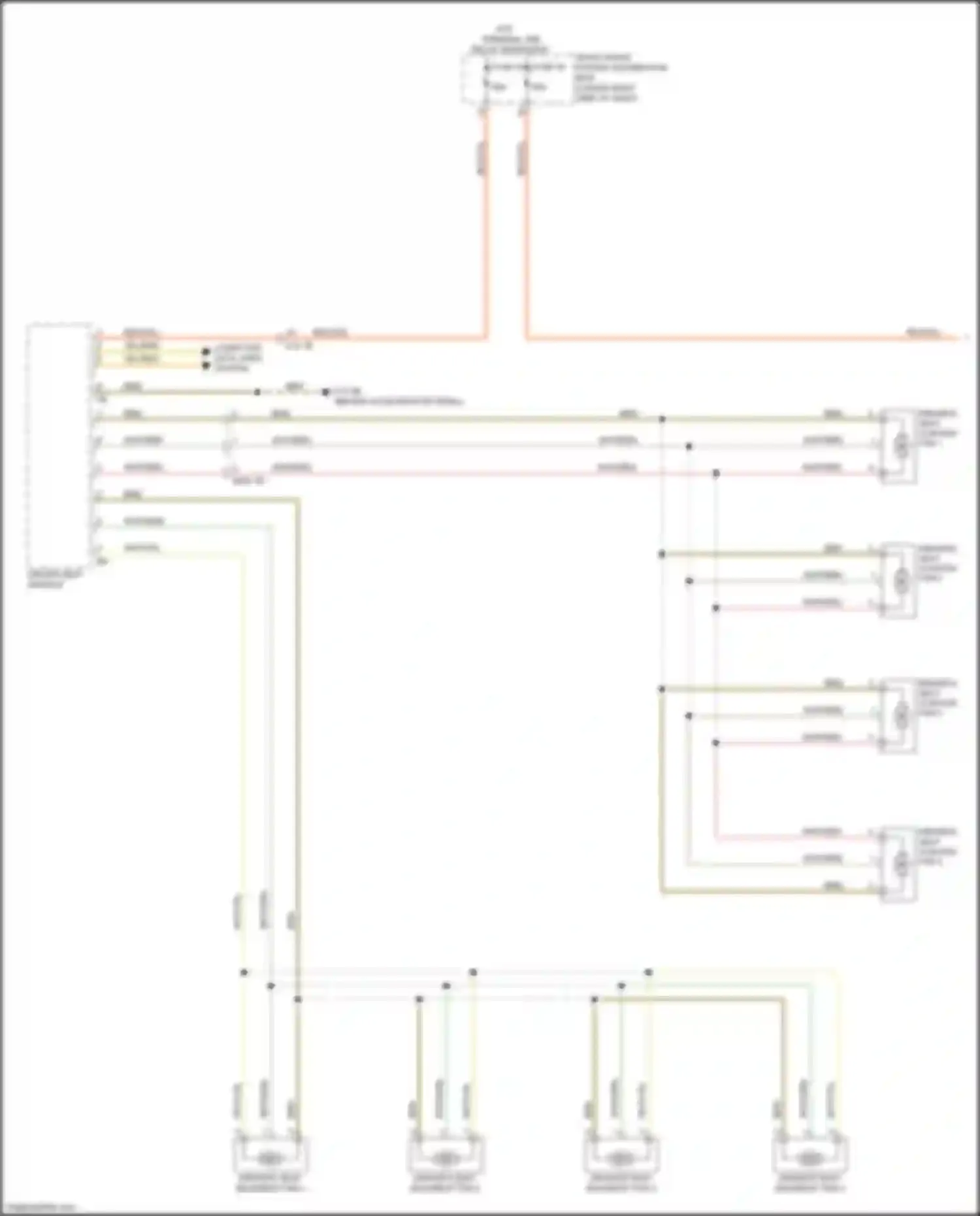 X7 BMW G07 (2018-2022): Seat ventilation circuit (1 of 2)