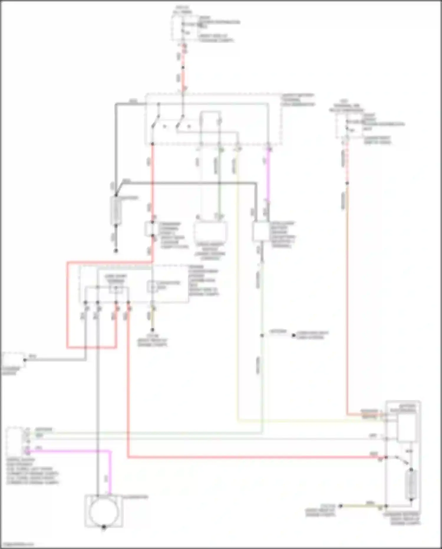 X7 BMW G07 (2018-2022): Charging circuit, w/ dual storage system
