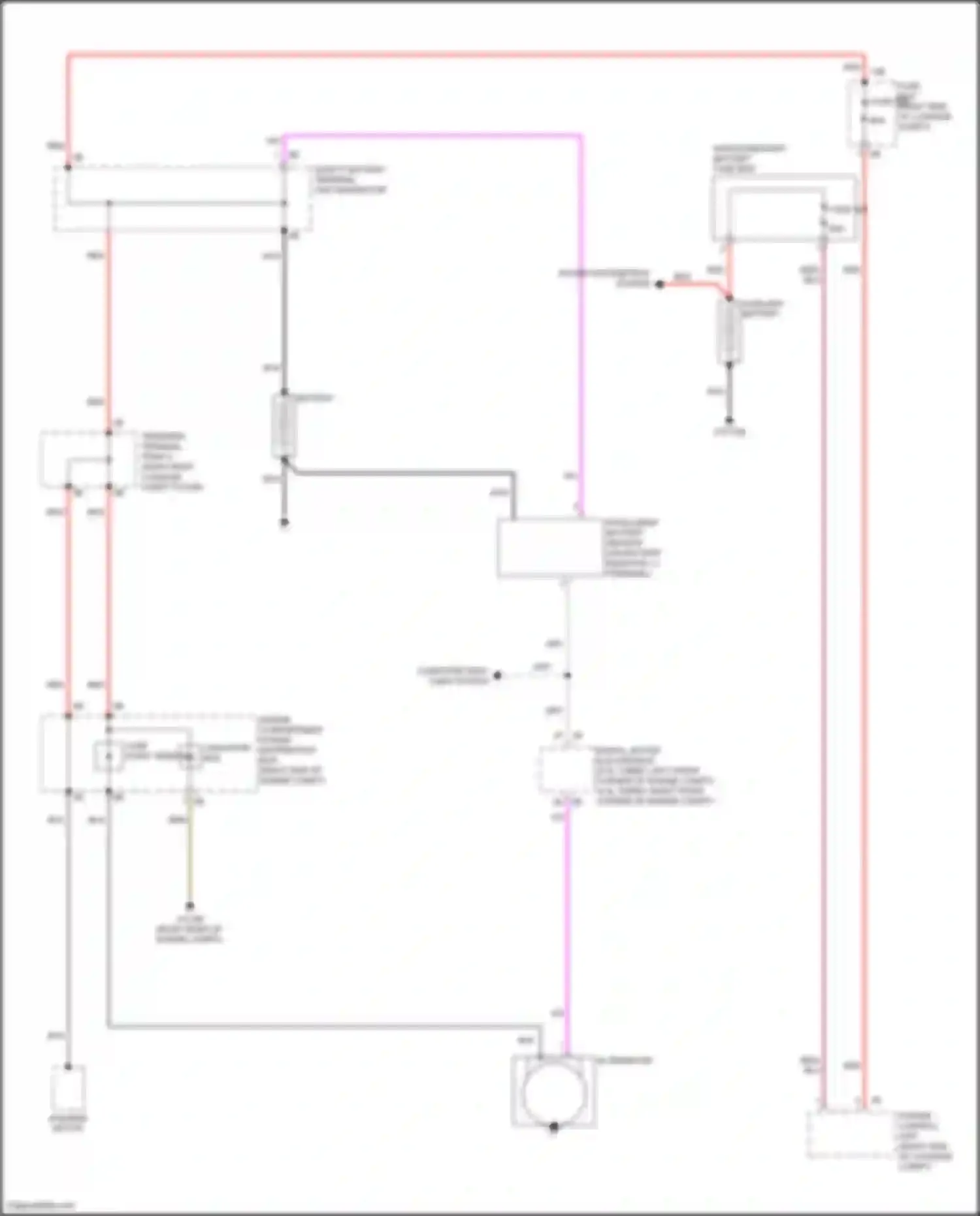 X7 BMW G07 (2018-2022): Charging circuit, w/o dual storage system