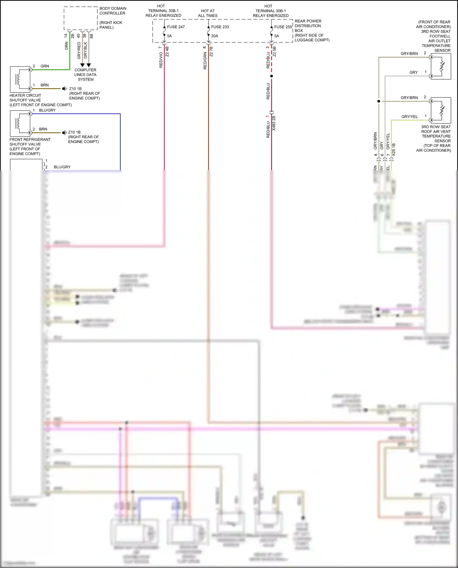 BMW X7 G07 (2018-2022) computer data lines system wiring diagram  (7 of 94)