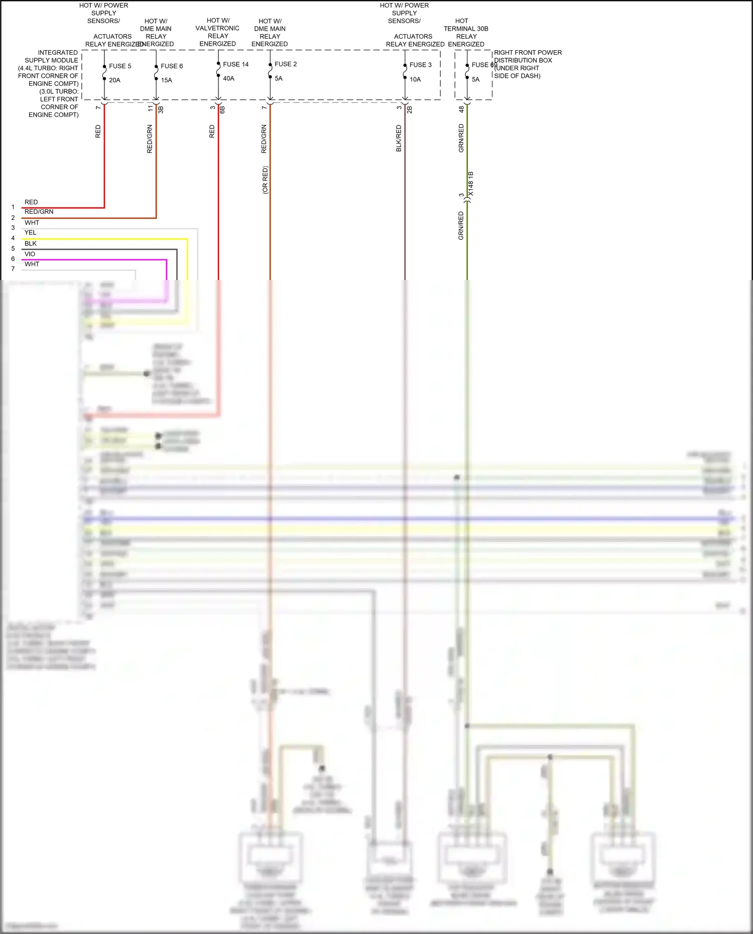 BMW X7 G07 (2018-2022) computer data lines system wiring diagram  (2 of 94)