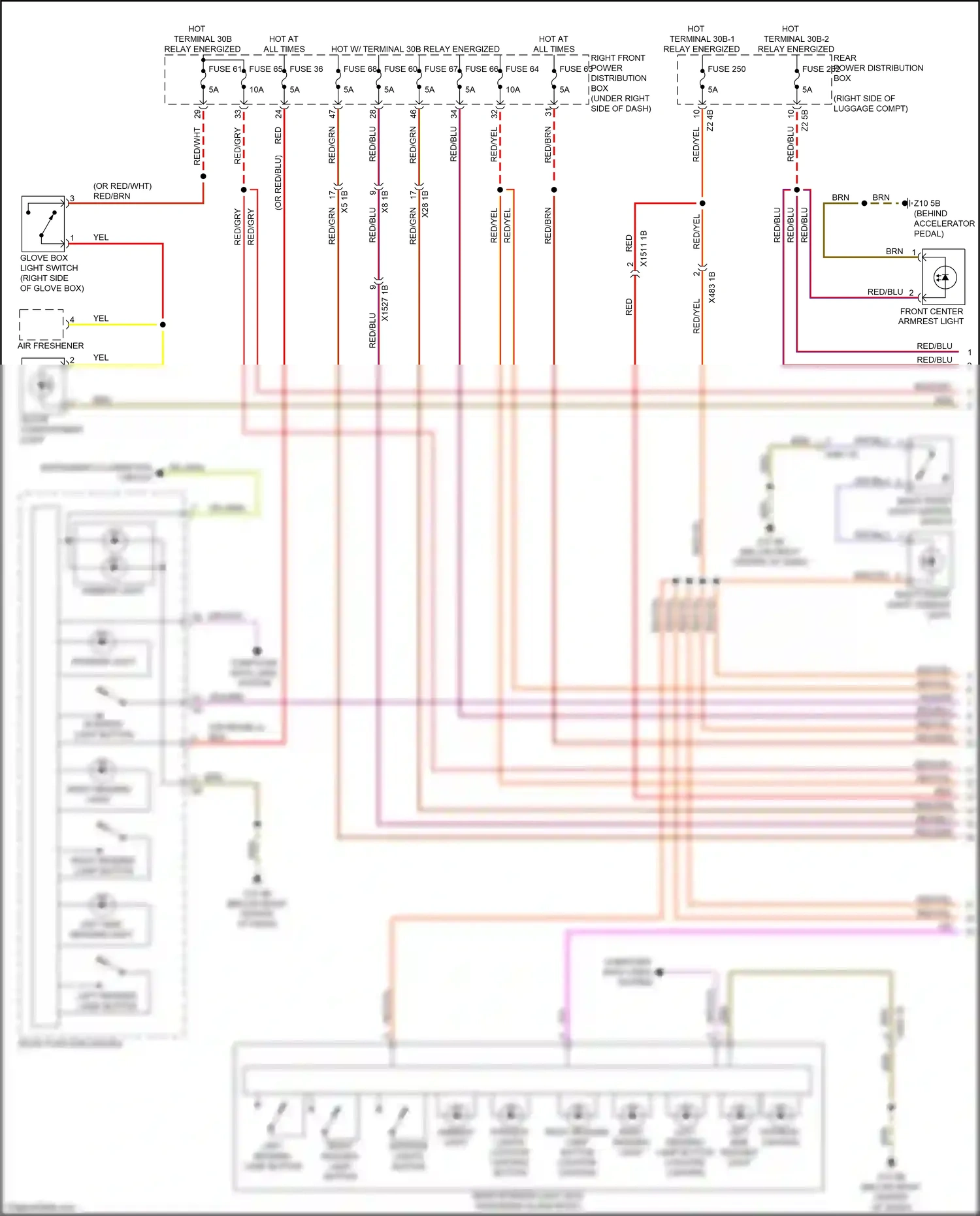 BMW X7 G07 (2018-2022) computer data lines system wiring diagram  (84 of 94)