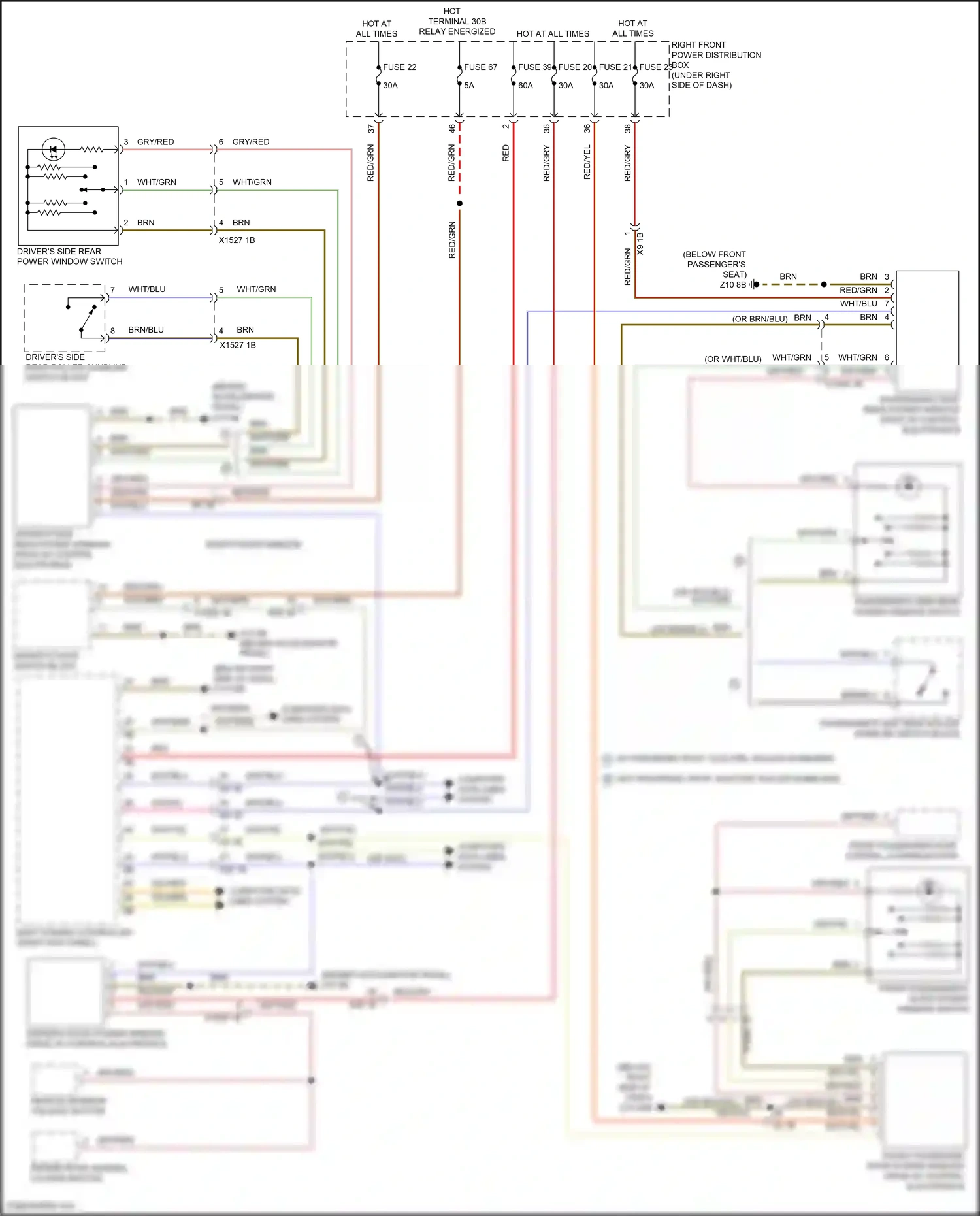 BMW X7 G07 (2018-2022) computer data lines system wiring diagram  (54 of 94)