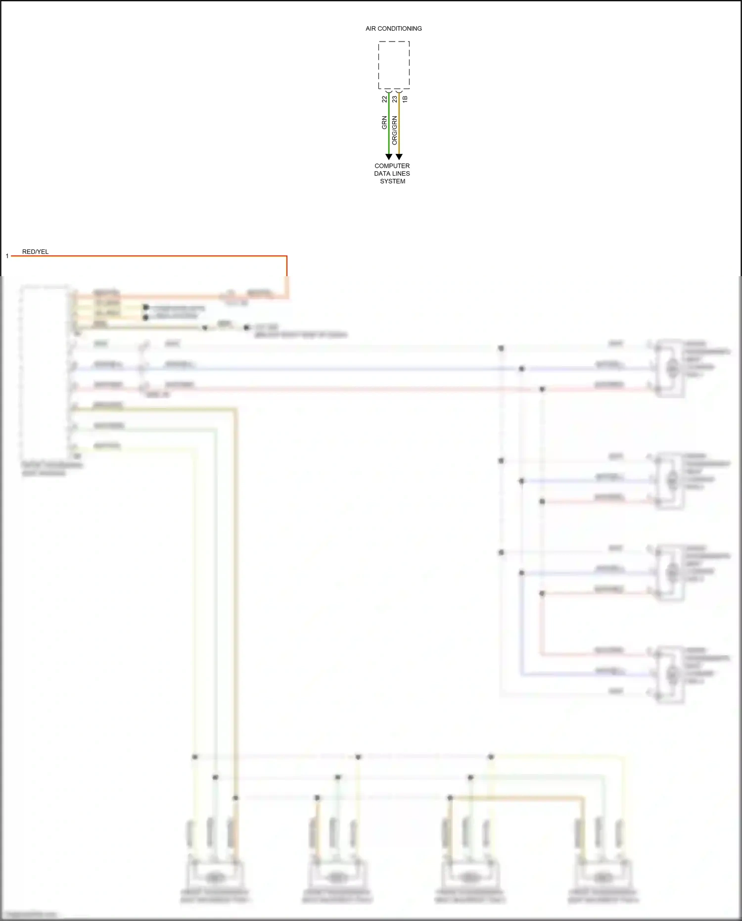 BMW X7 G07 (2018-2022) computer data lines system wiring diagram  (19 of 94)