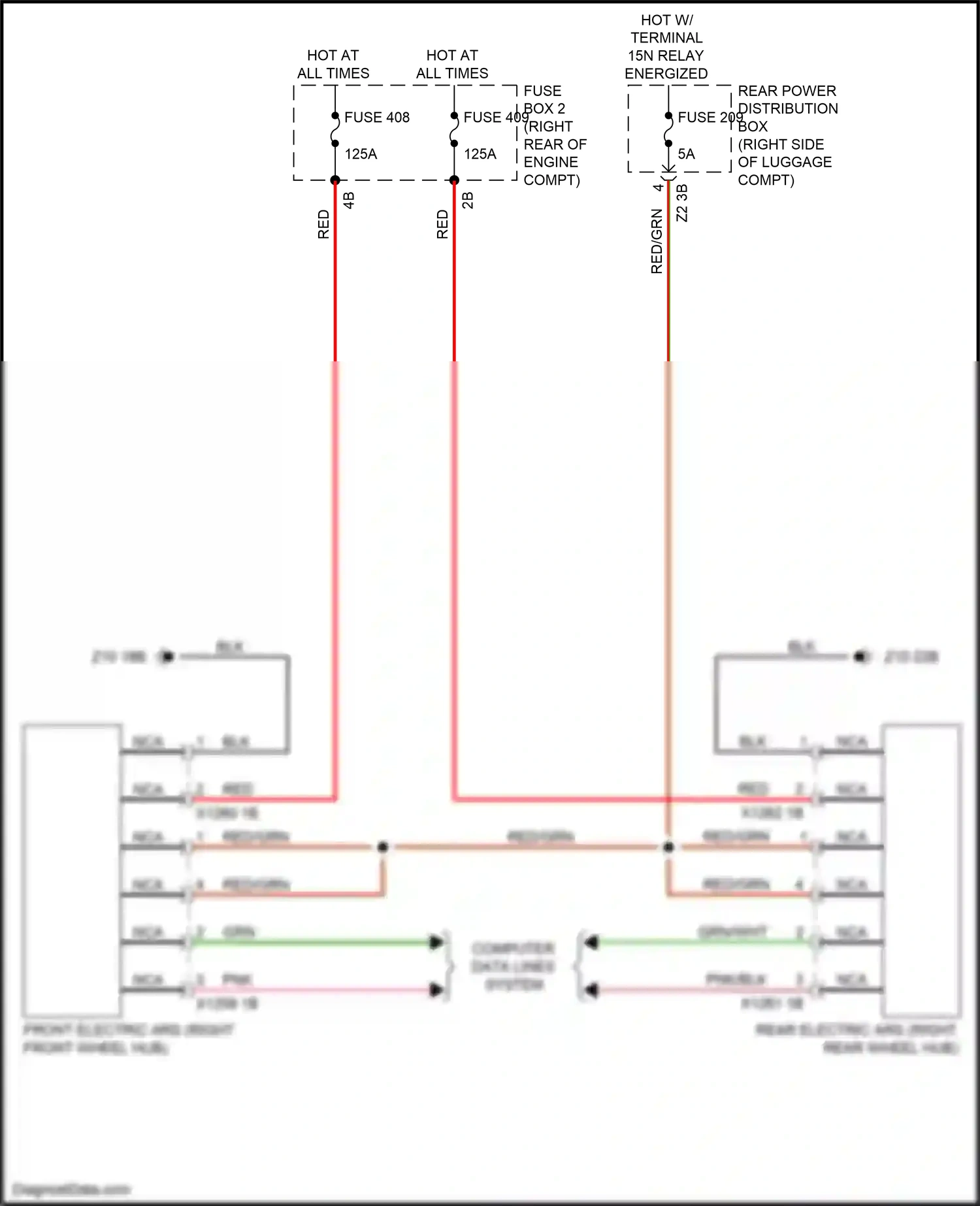 BMW X7 G07 (2018-2022) computer data lines system wiring diagram  (75 of 94)