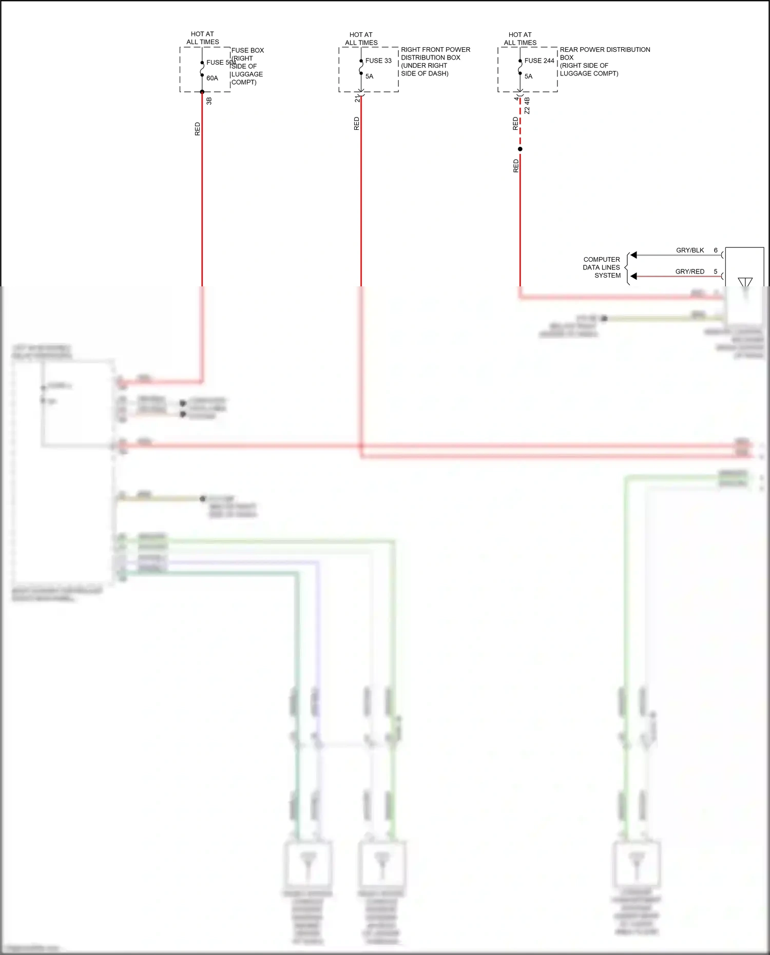 BMW X7 G07 (2018-2022) computer data lines system wiring diagram  (81 of 94)