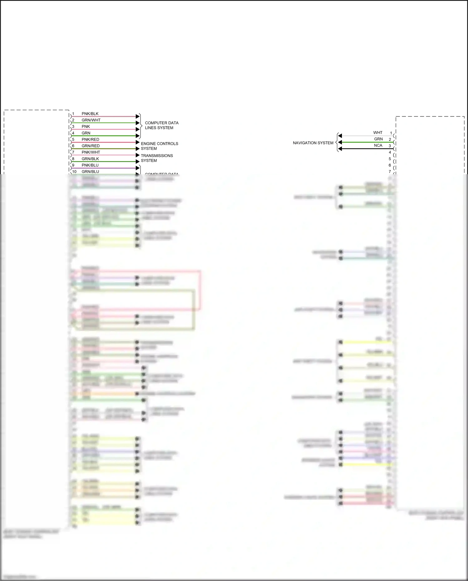 BMW X7 G07 (2018-2022) engine controls system wiring diagram  (2 of 2)