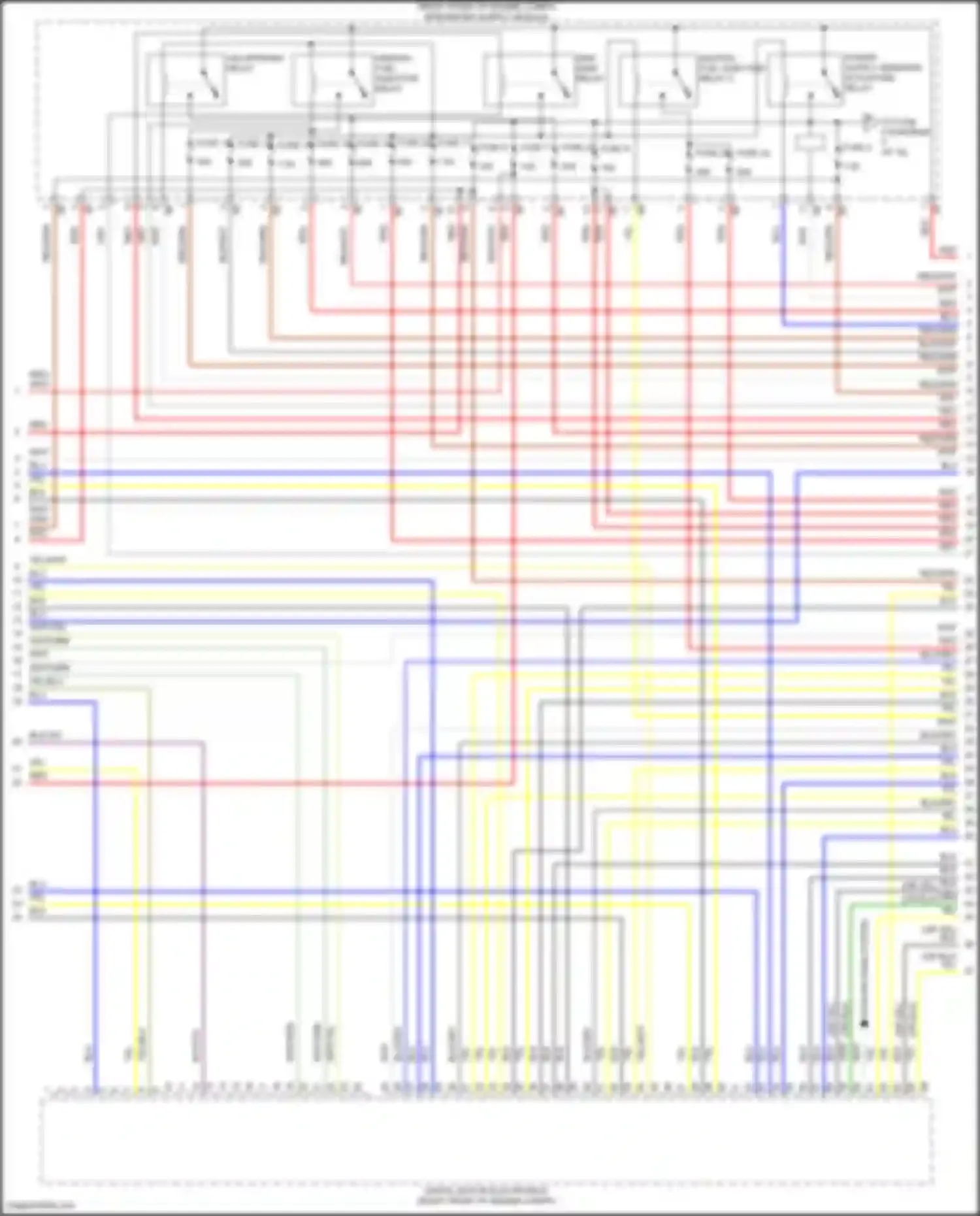 XM BMW G09 (2022-2024): Wiring diagram engine performance 4.4l turbo hybrid (3 of 19)