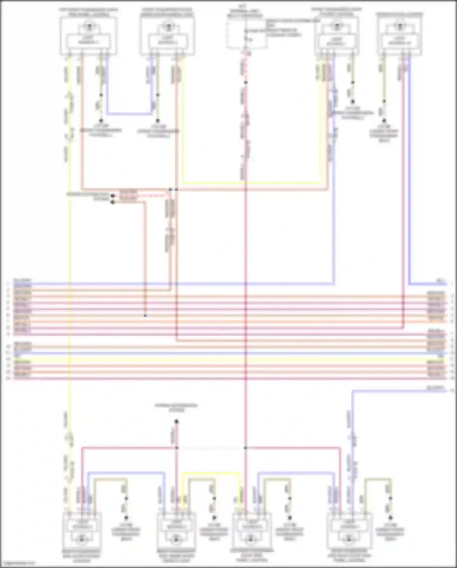 XM BMW G09 (2022-2024): Courtesy lamps circuit (4 of 7)