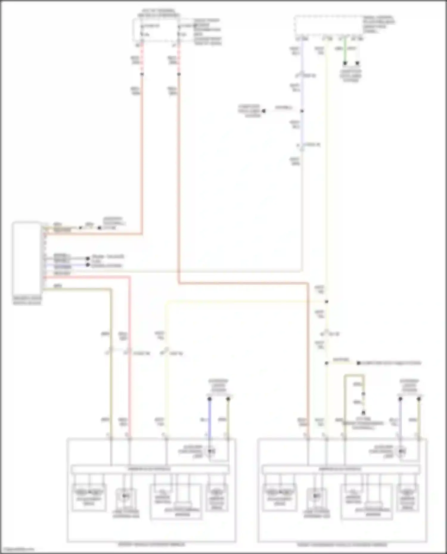 XM BMW G09 (2022-2024): Memory mirrors circuit