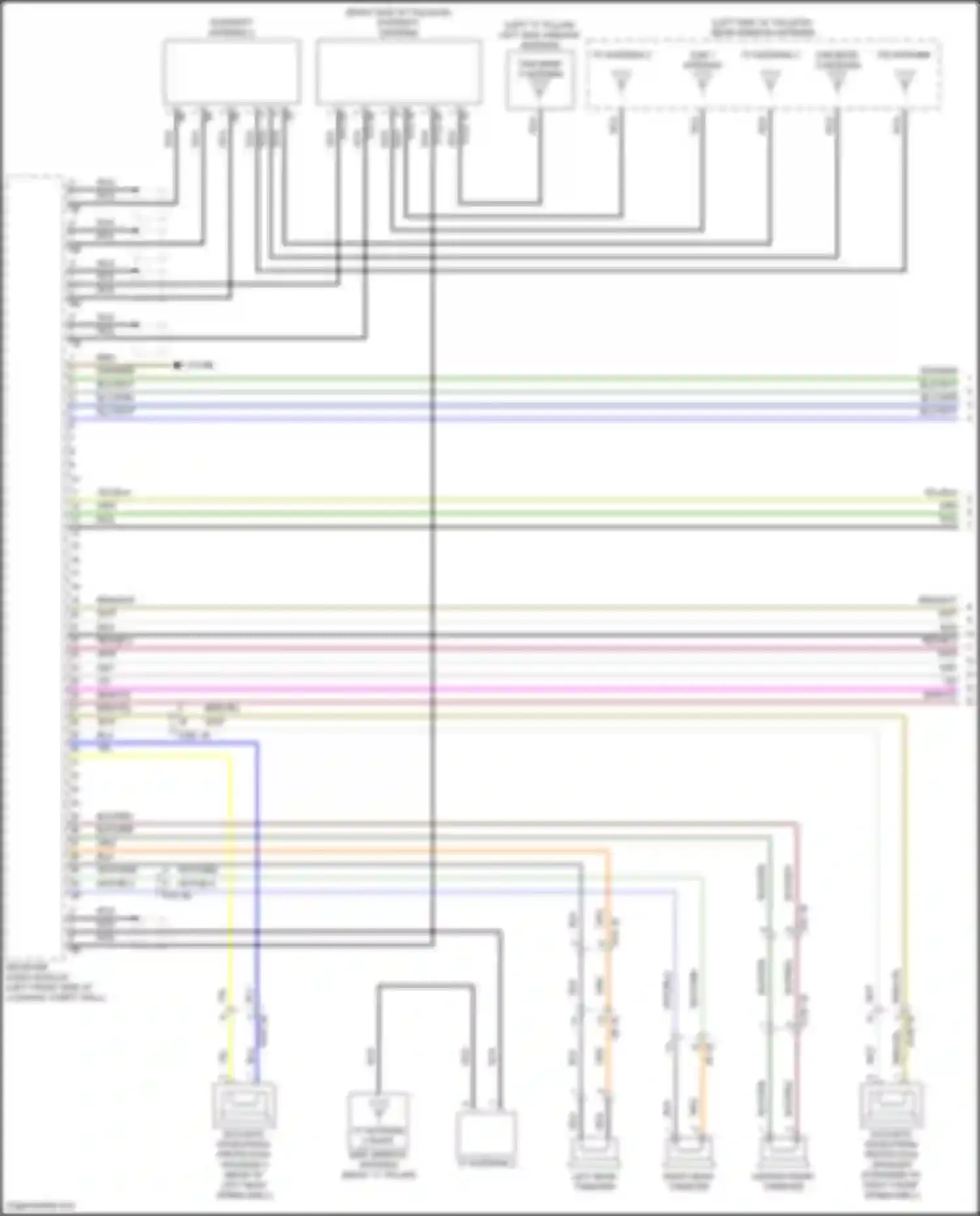 XM BMW G09 (2022-2024): Navigation circuit, high level (1 of 6)