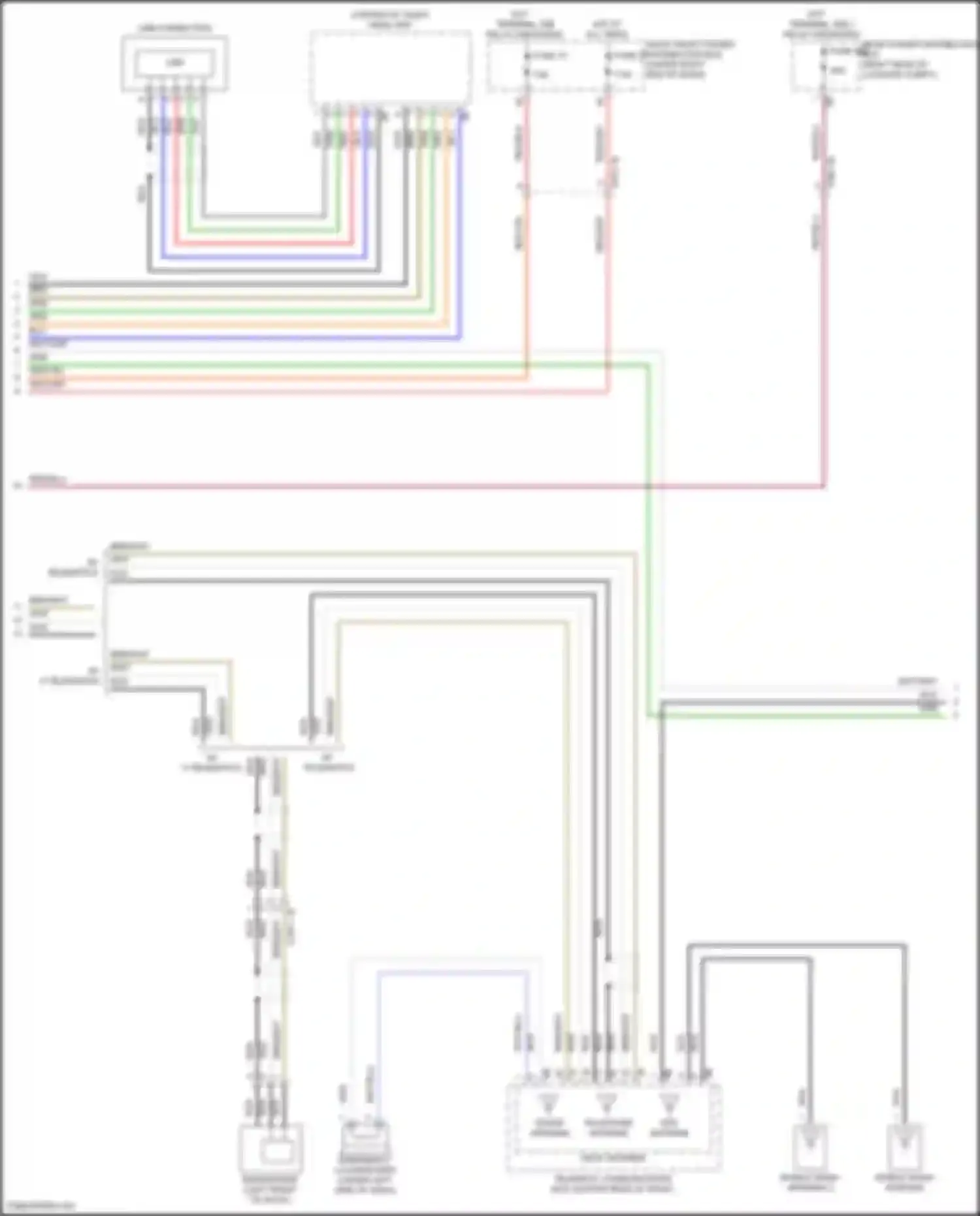 XM BMW G09 (2022-2024): Navigation circuit, high level (3 of 6)