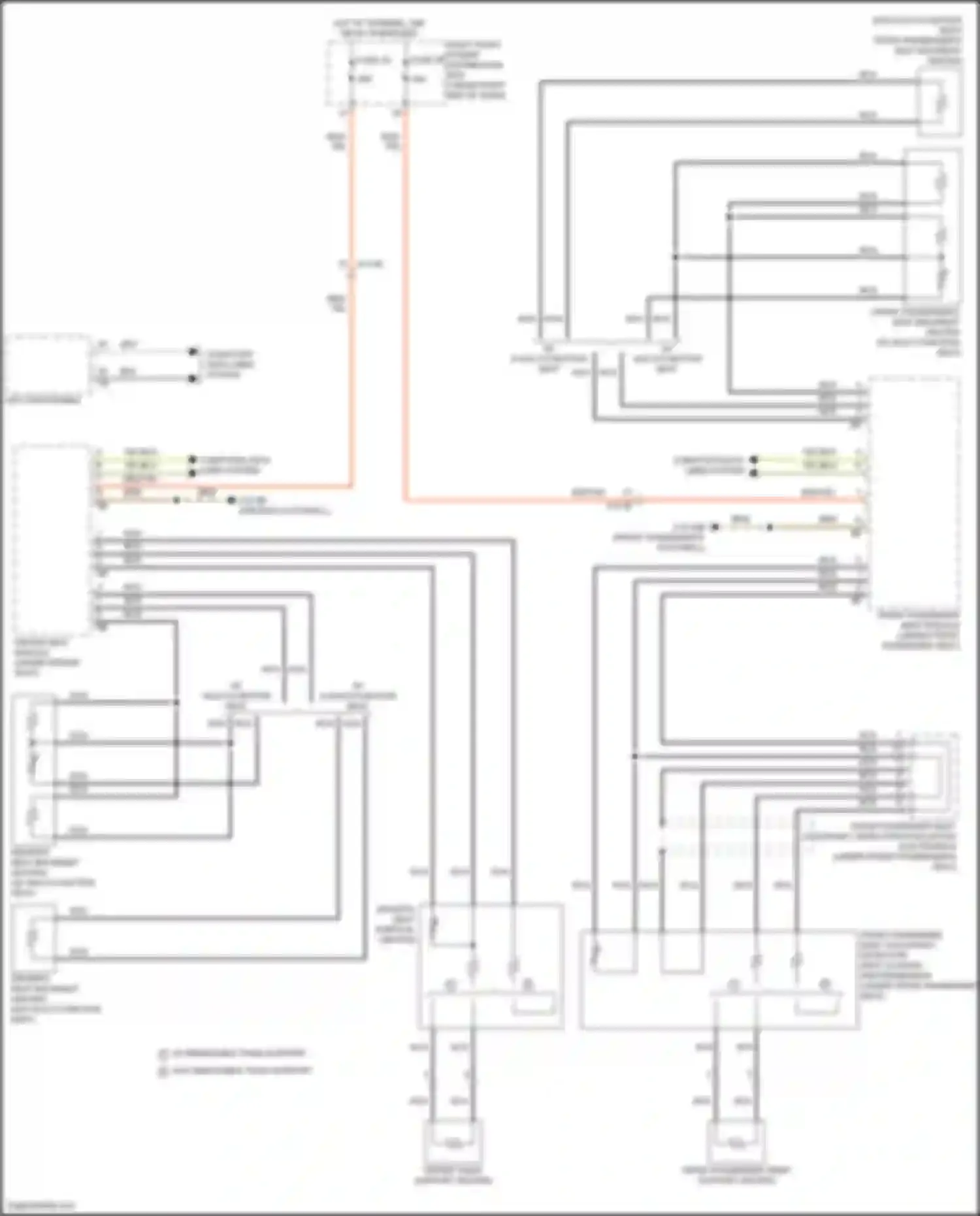 XM BMW G09 (2022-2024): Front heated seats circuit