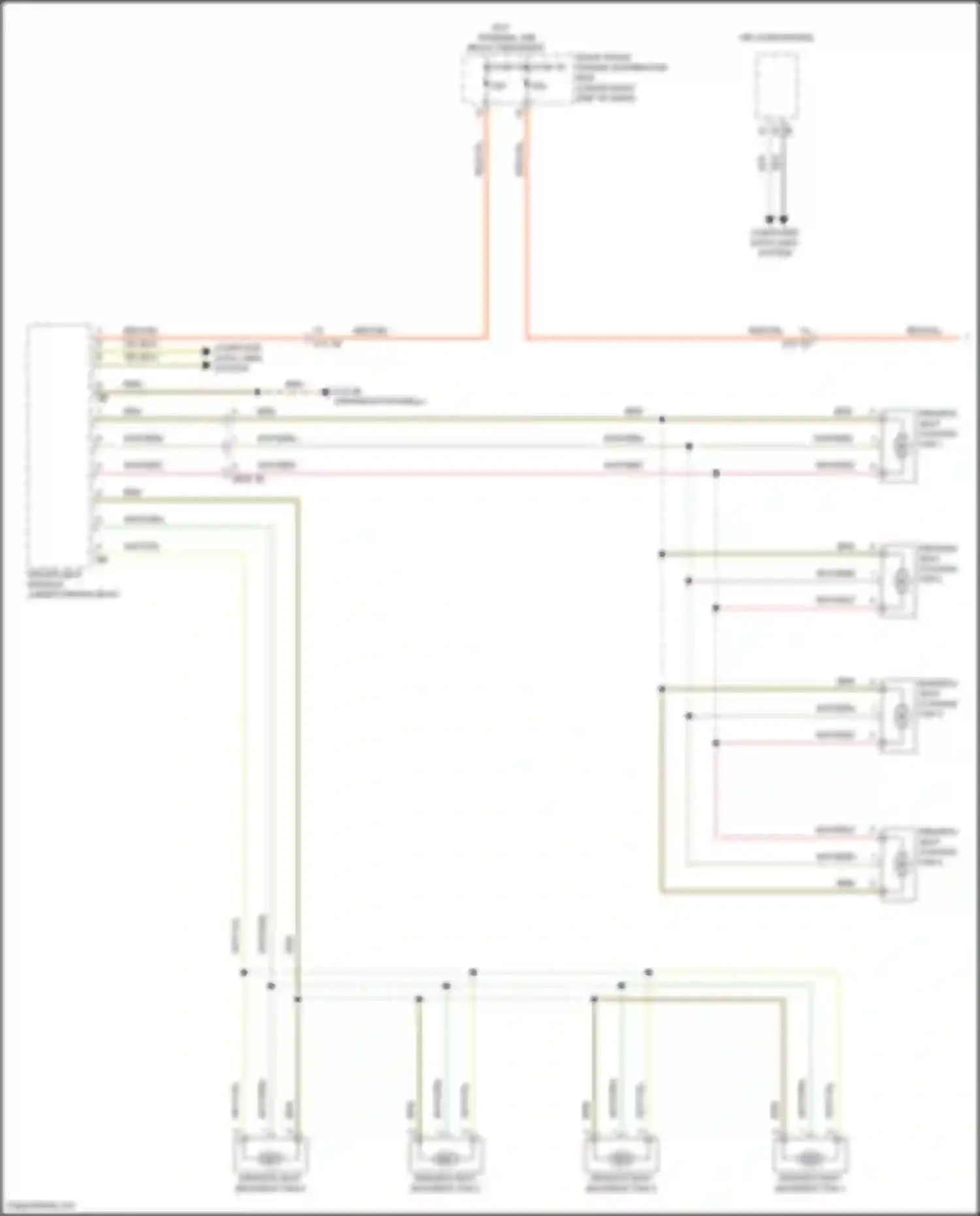 XM BMW G09 (2022-2024): Seat ventilation circuit (1 of 2)