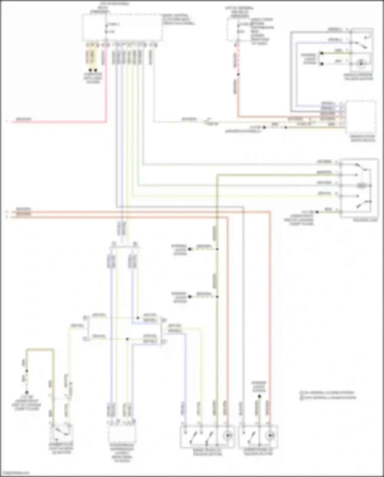 XM BMW G09 (2022-2024): Trunk release circuit (2 of 2)