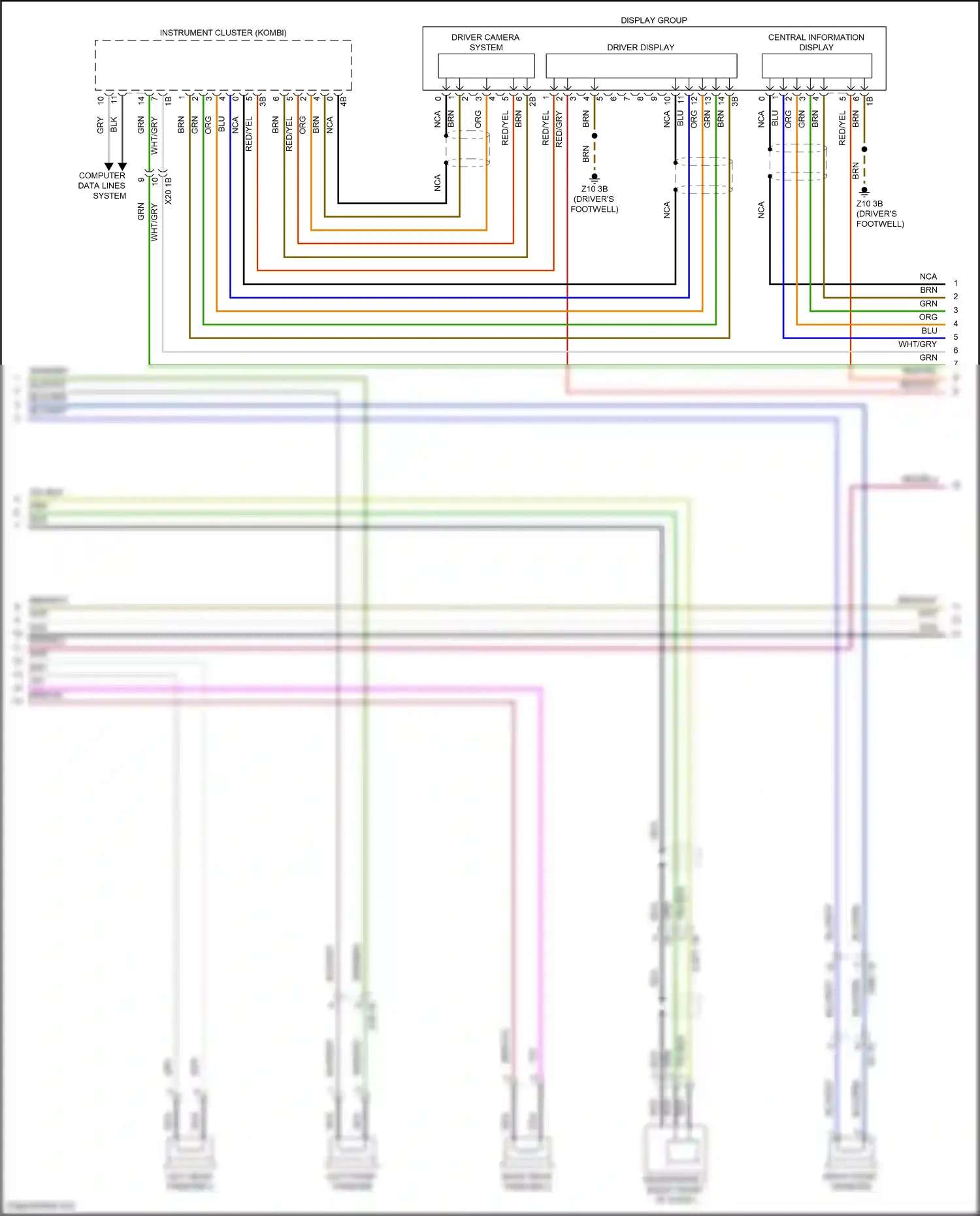 BMW XM G09 (2022-2024) computer data lines system wiring diagram  (37 of 82)