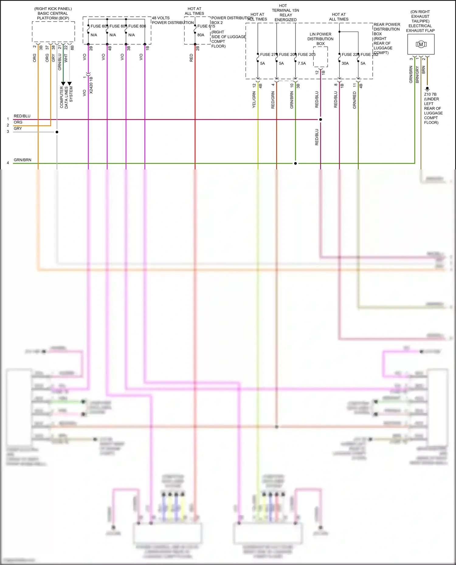 BMW XM G09 (2022-2024) computer data lines system wiring diagram  (81 of 82)
