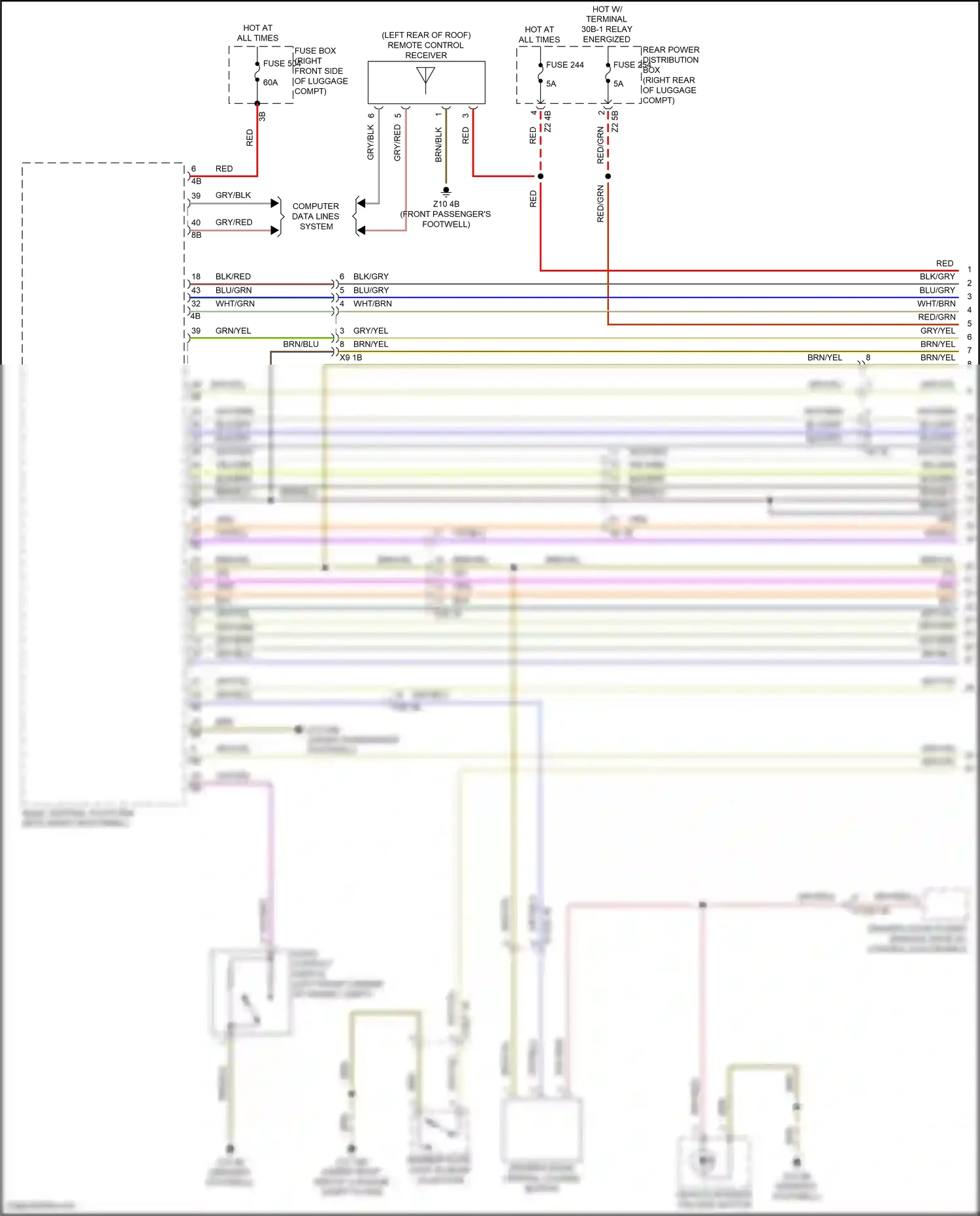BMW XM G09 (2022-2024) computer data lines system wiring diagram  (3 of 82)