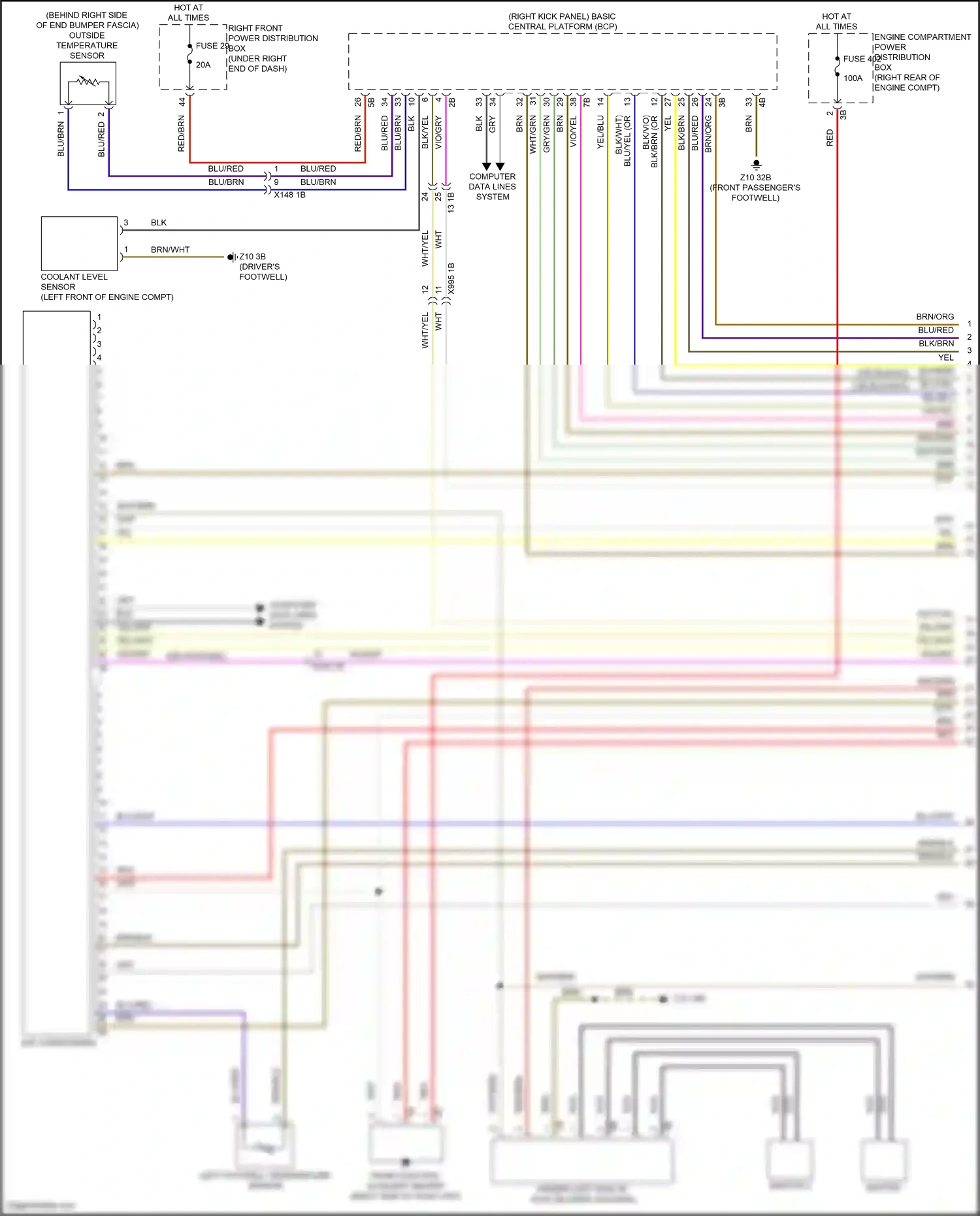 BMW XM G09 (2022-2024) computer data lines system wiring diagram  (52 of 82)