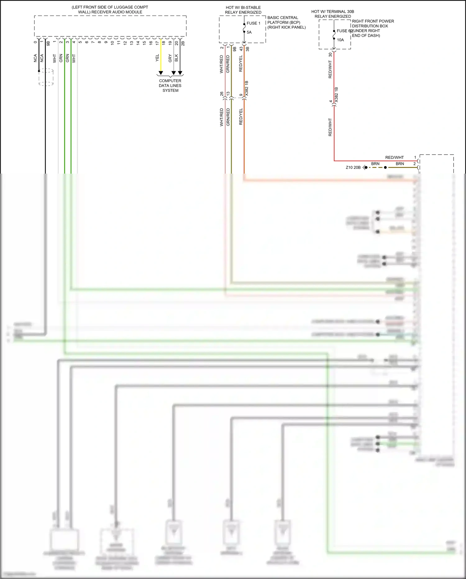 BMW XM G09 (2022-2024) computer data lines system wiring diagram  (25 of 82)