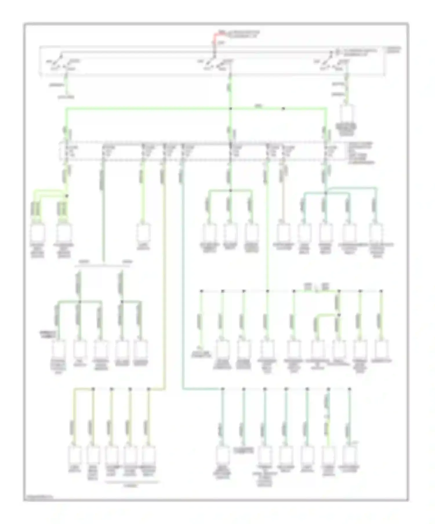 Z3 BMW E36 facelift (2000-2002): Power distribution circuit (3 of 4)
