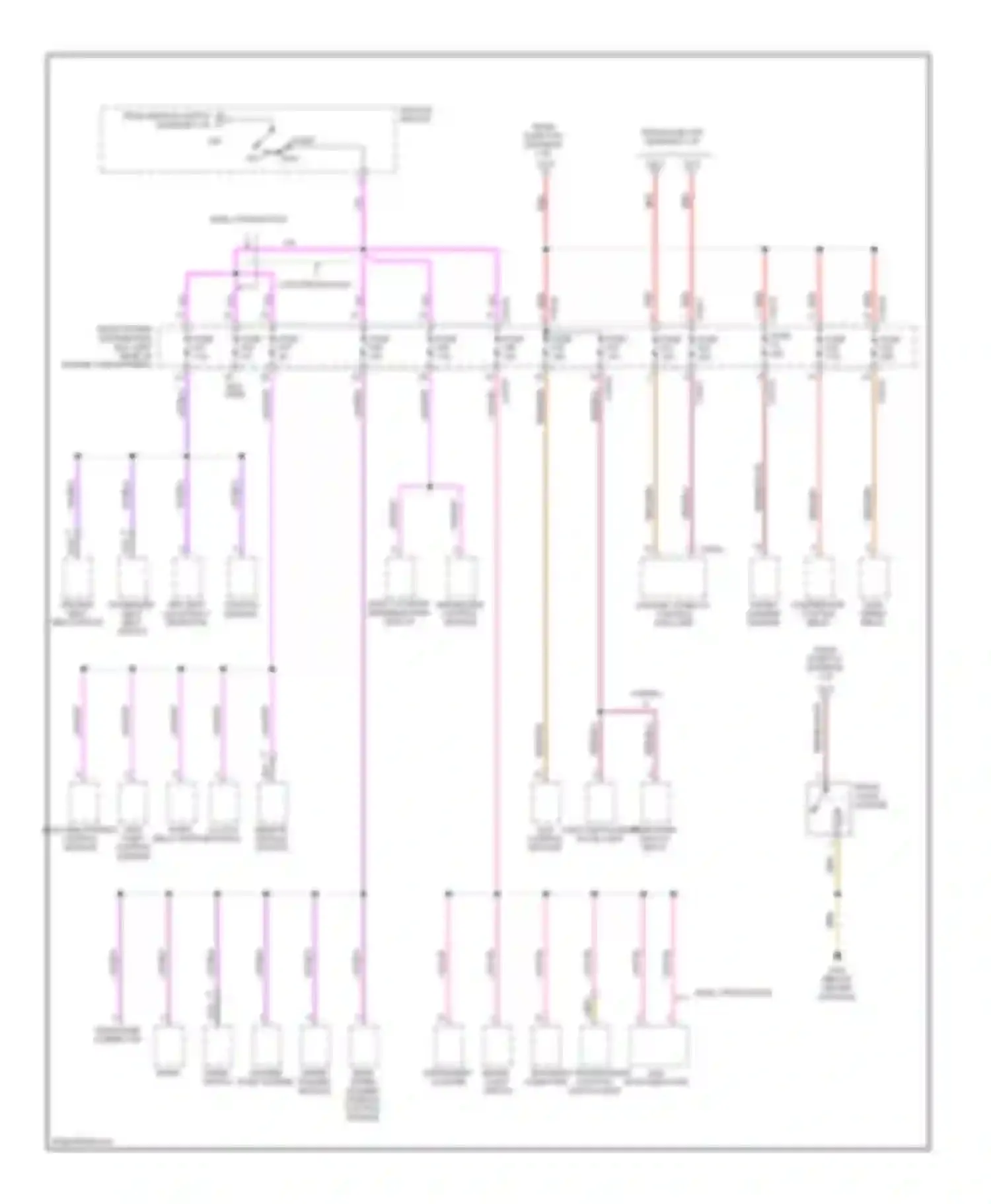 Z3 BMW E36 facelift (2000-2002): Power distribution circuit (4 of 4)