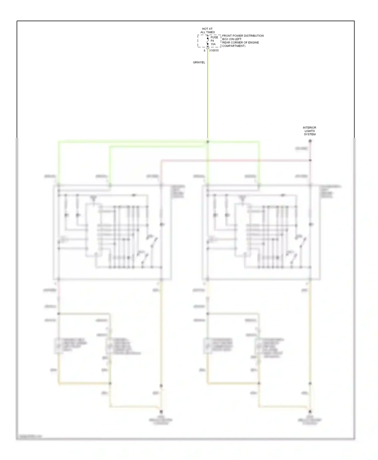 Wiring diagram brn for BMW Z3 E36 facelift (2000-2002) (43 of 62)