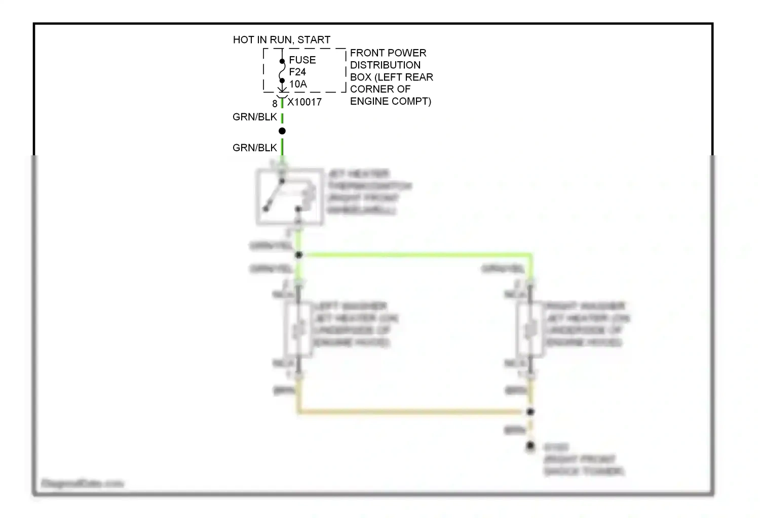 Wiring diagram grn/blk for BMW Z3 E36 facelift (2000-2002) (7 of 8)