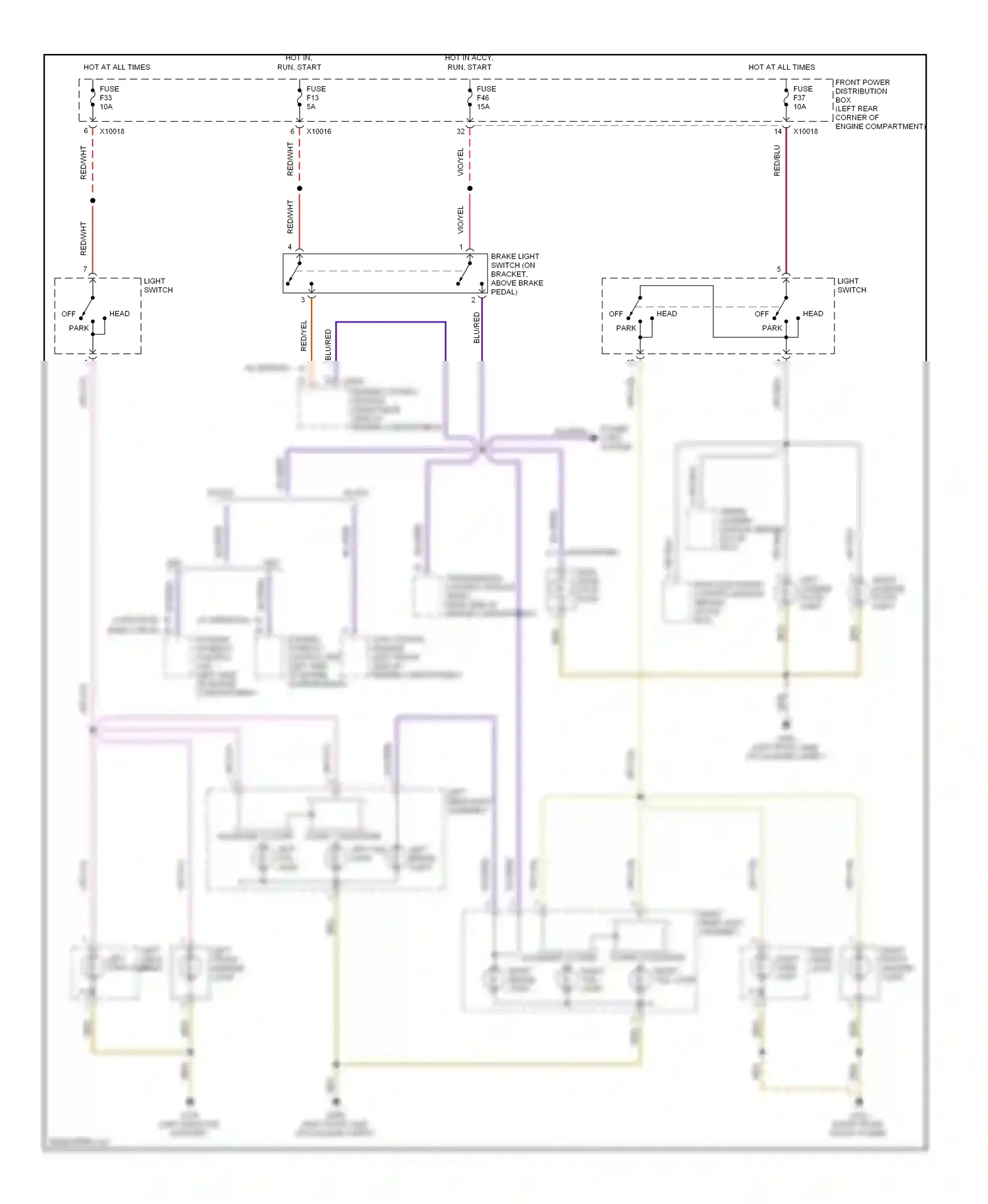 Wiring diagram red/wht for BMW Z3 E36 facelift (2000-2002) (16 of 24)