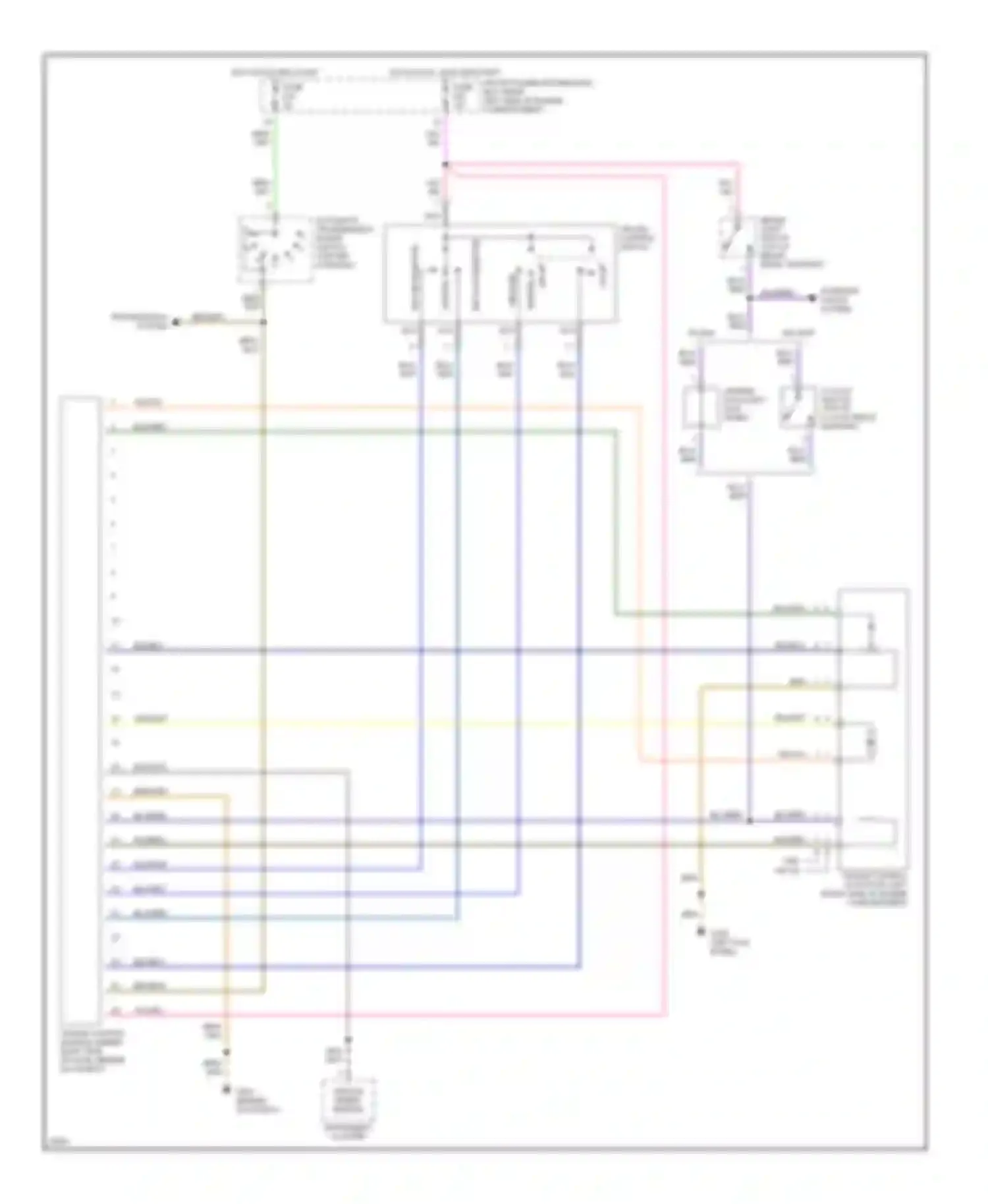 Z3 BMW E36 (1995-2000): Cruise control circuit