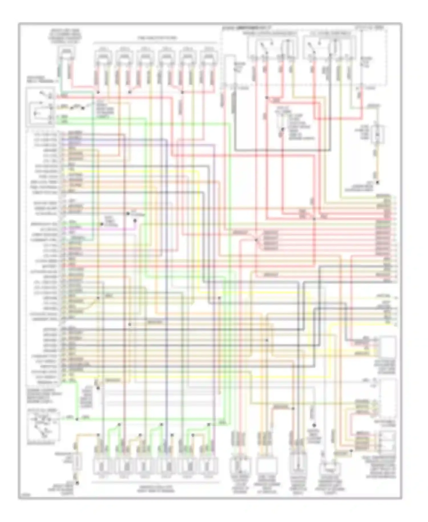 Z3 BMW E36 (1995-2000): Wiring diagram engine performance 2.8ls (1 of 2)