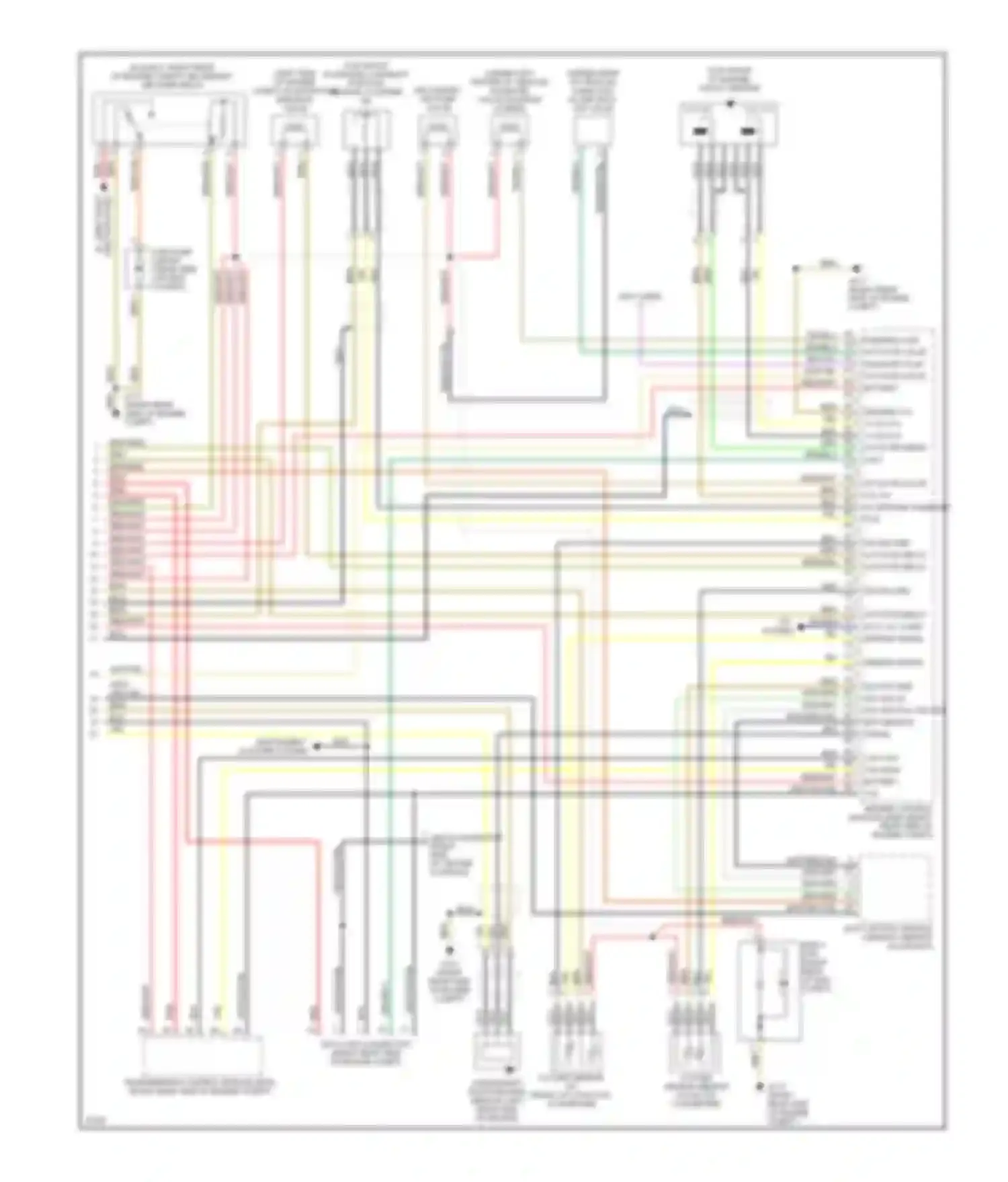 Z3 BMW E36 (1995-2000): Wiring diagram engine performance 2.8ls (2 of 2)