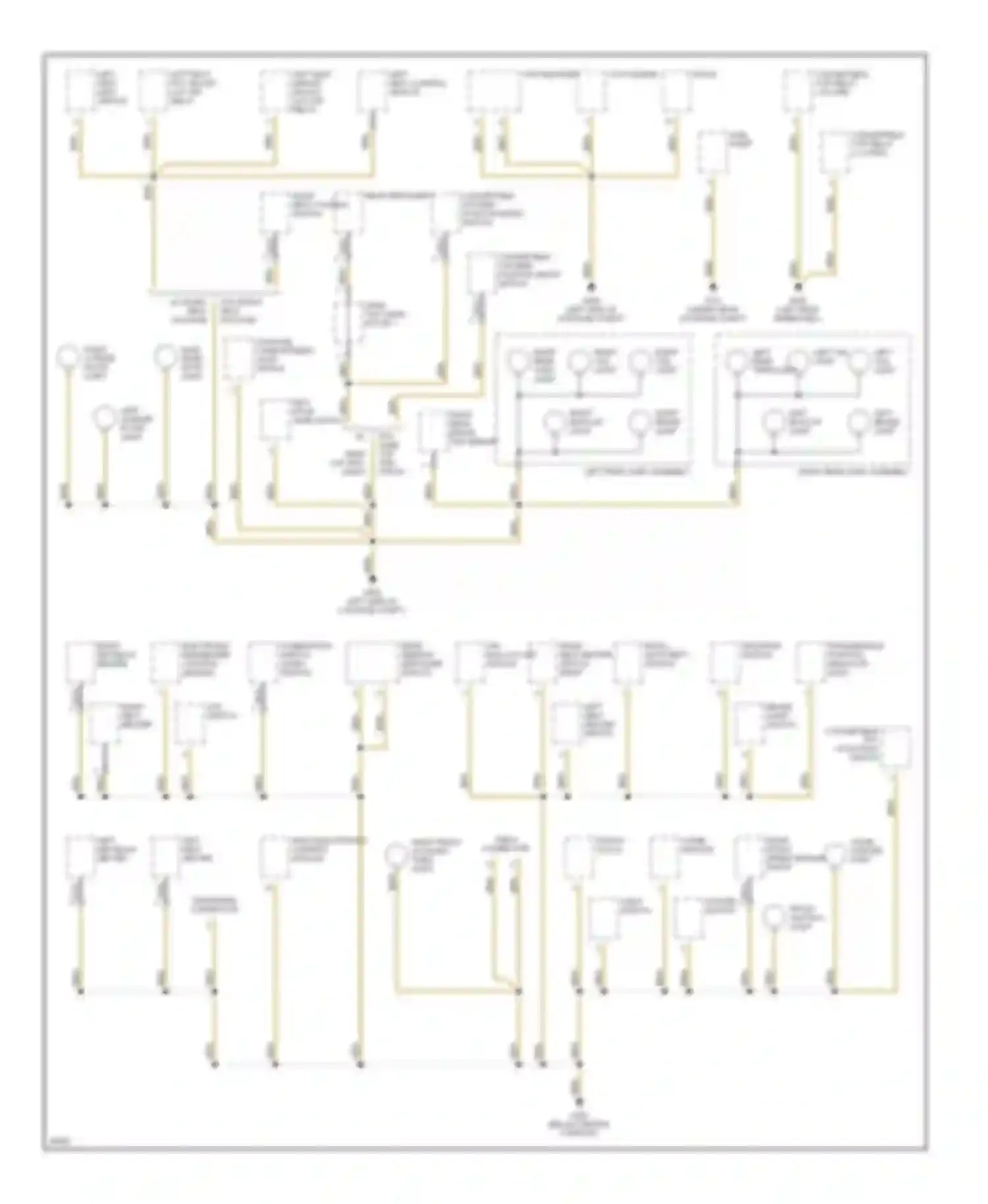 Z3 BMW E36 (1995-2000): Ground distribution circuit (3 of 3)