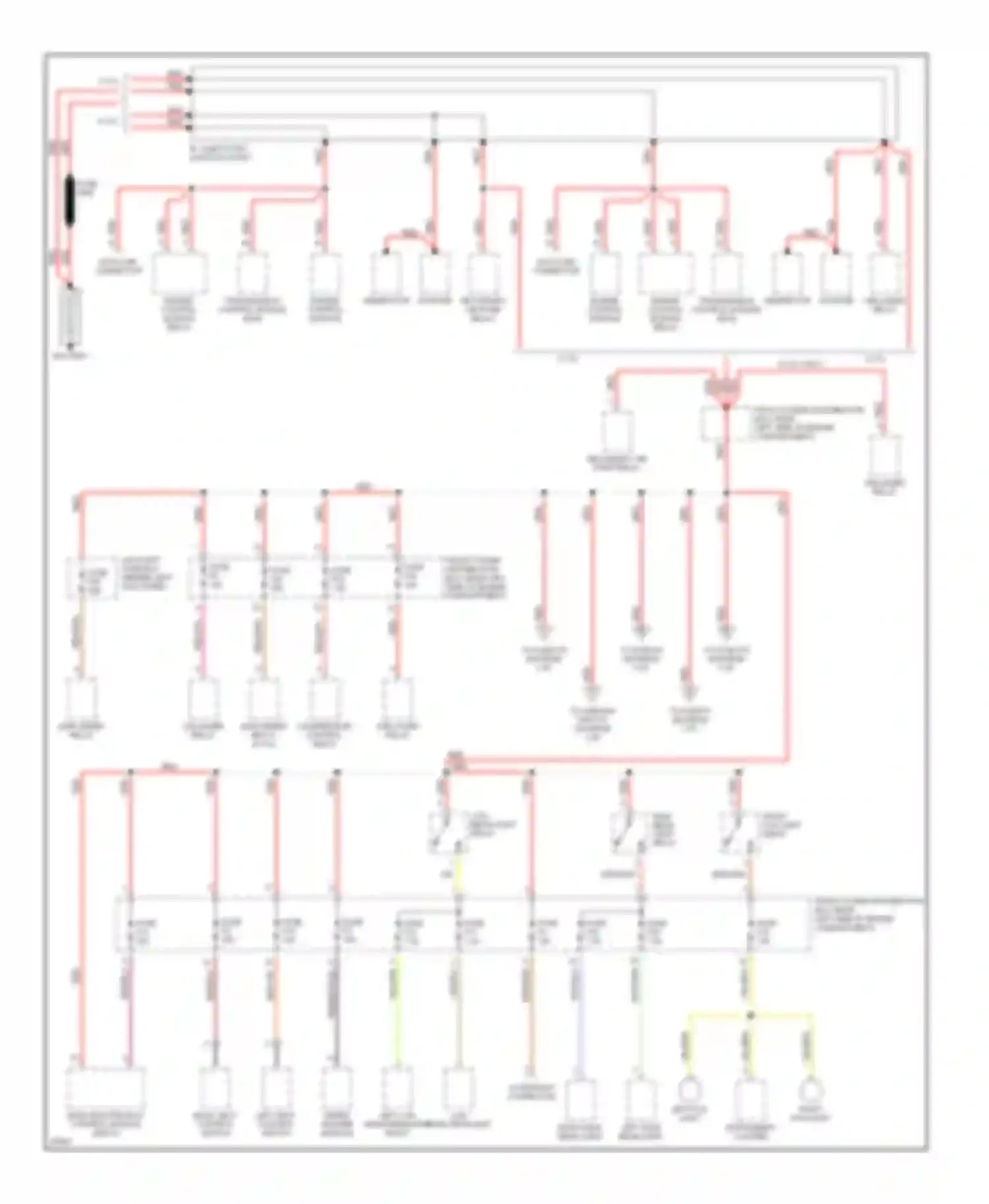 Z3 BMW E36 (1995-2000): Power distribution circuit (1 of 3)