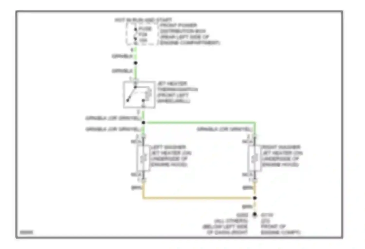 Z3 BMW E36 (1995-2000): Washer jet heater circuit
