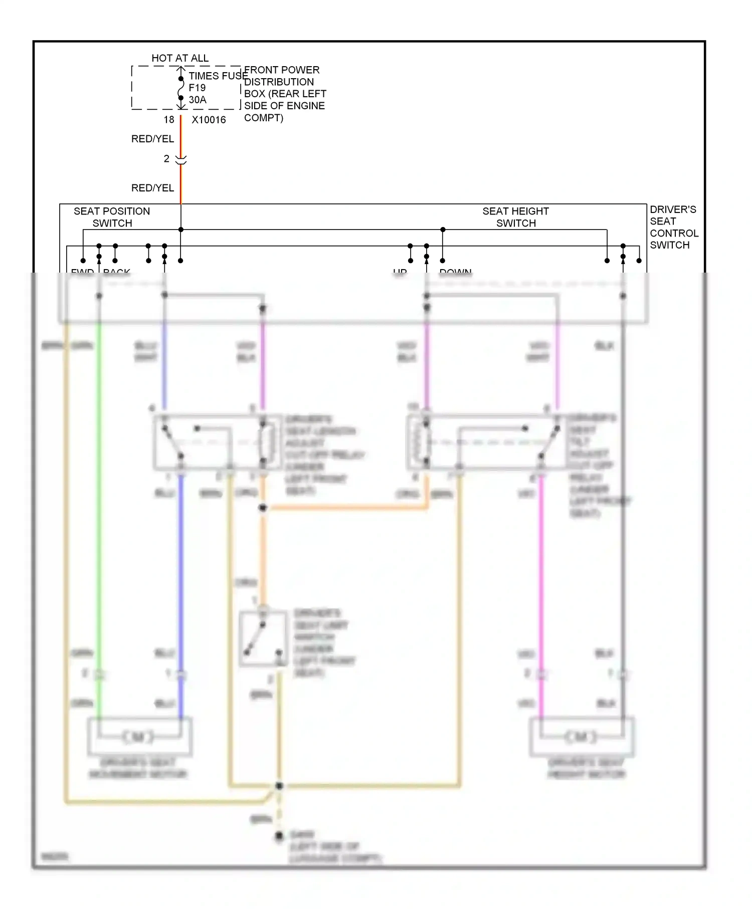 Wiring diagram blk for BMW Z3 E36 (1995-2000) (11 of 29)