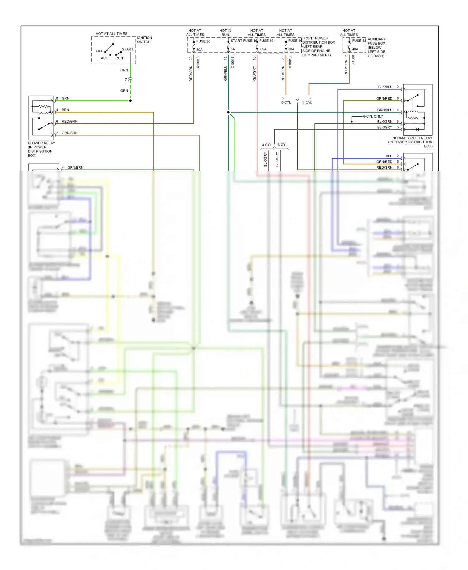 Wiring diagram blk/gry for BMW Z3 E36 (1995-2000) (3 of 8)