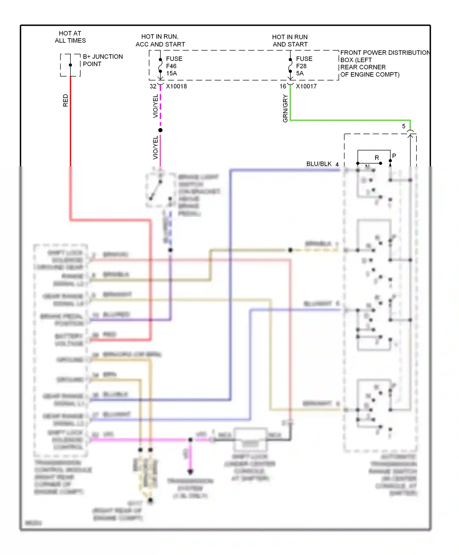 Wiring diagram brn for BMW Z3 E36 (1995-2000) (40 of 49)