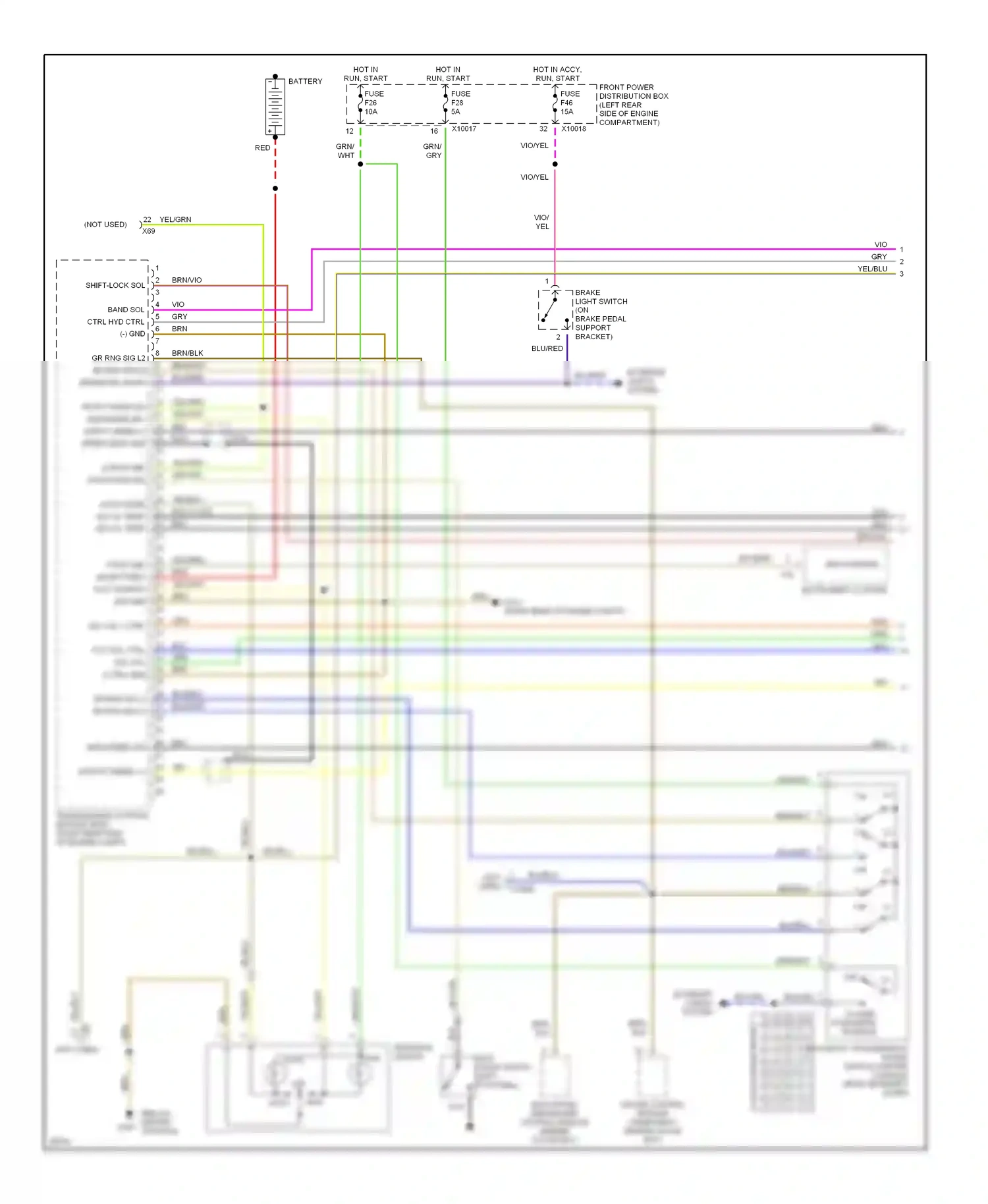 Wiring diagram brn for BMW Z3 E36 (1995-2000) (41 of 49)