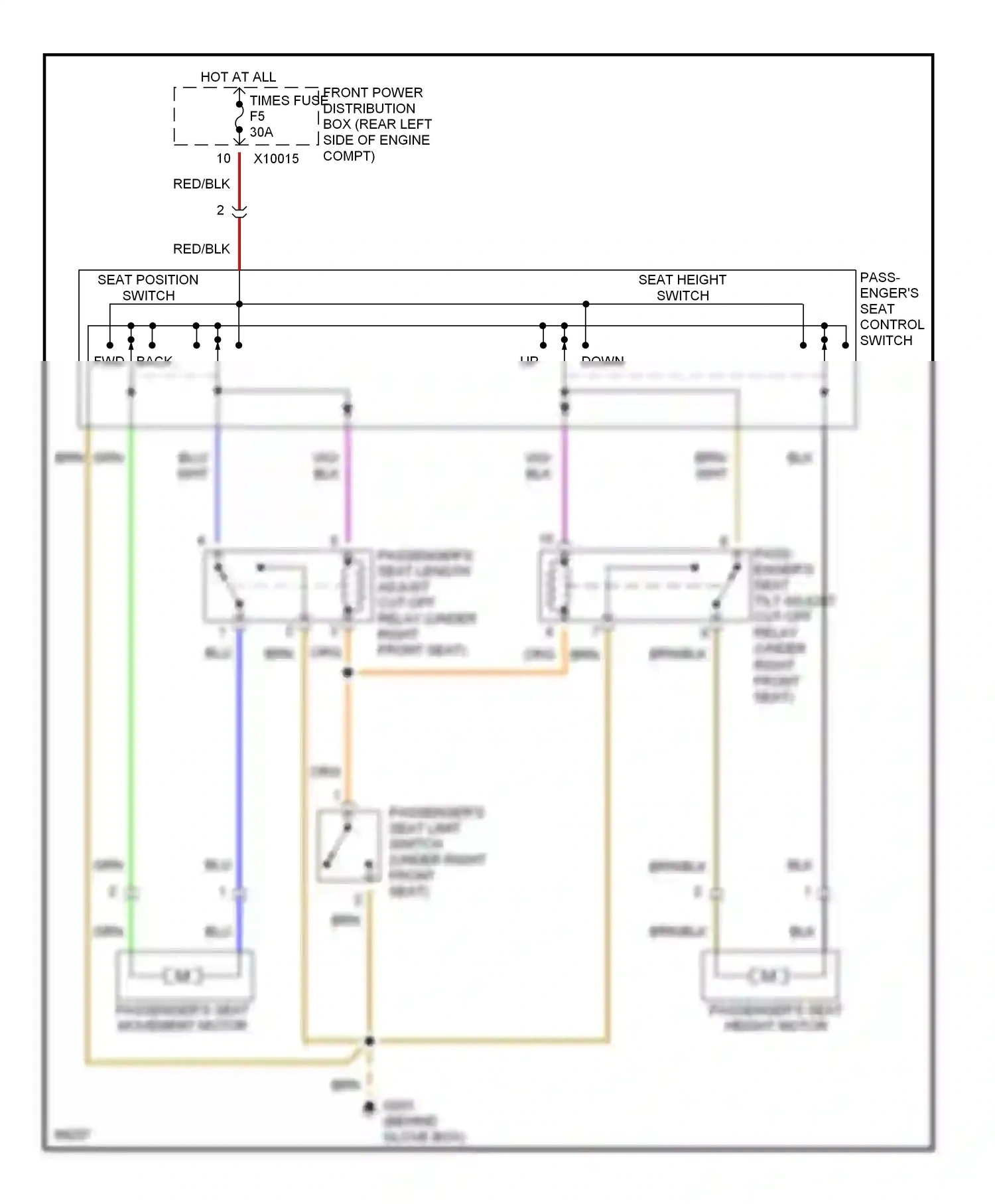 Wiring diagram brn/blk for BMW Z3 E36 (1995-2000) (13 of 18)