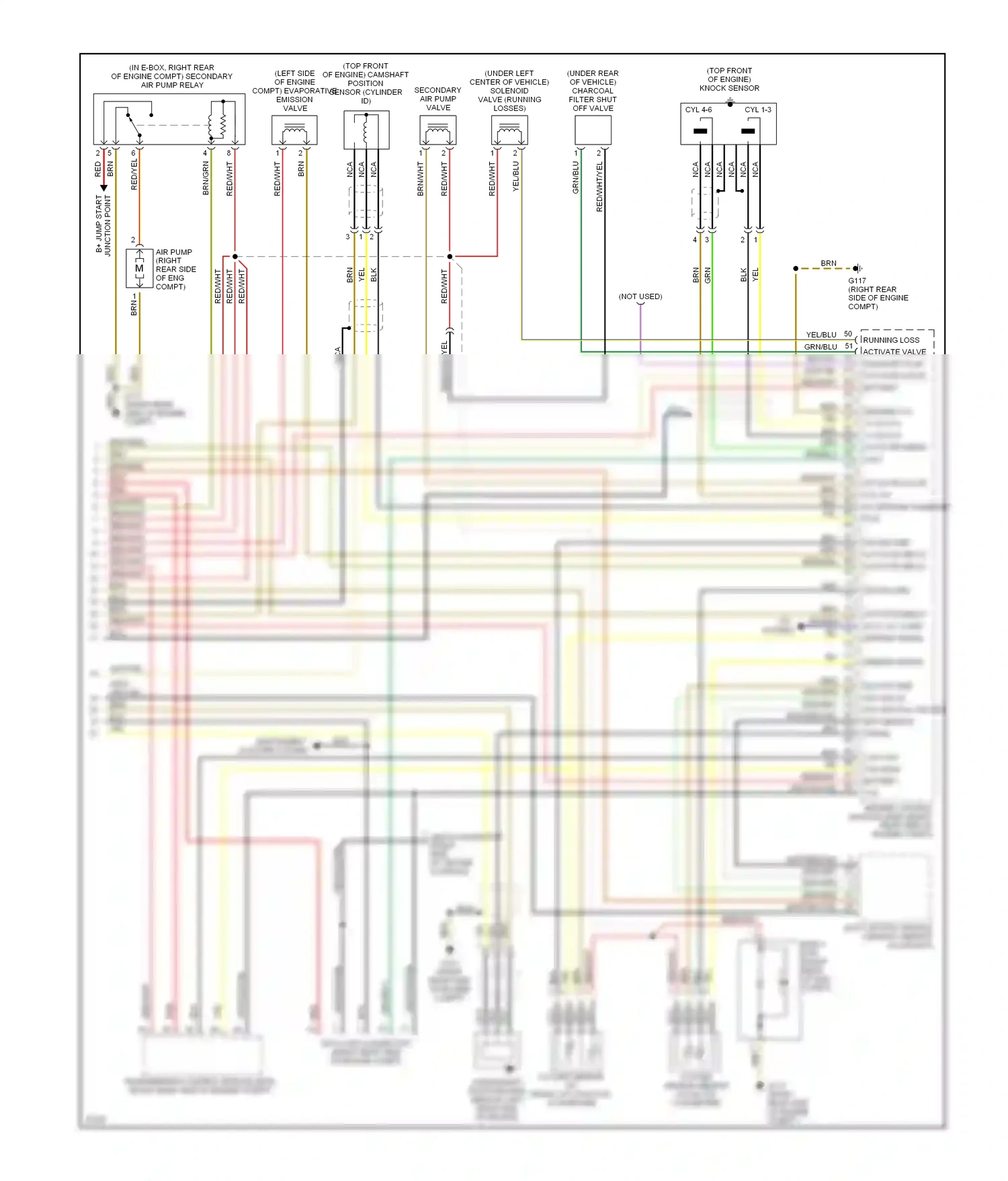 Wiring diagram brn/grn for BMW Z3 E36 (1995-2000) (9 of 9)