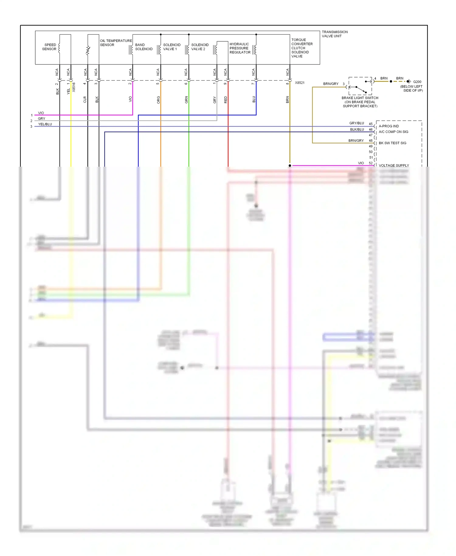 Wiring diagram red/wht for BMW Z3 E36 (1995-2000) (12 of 17)